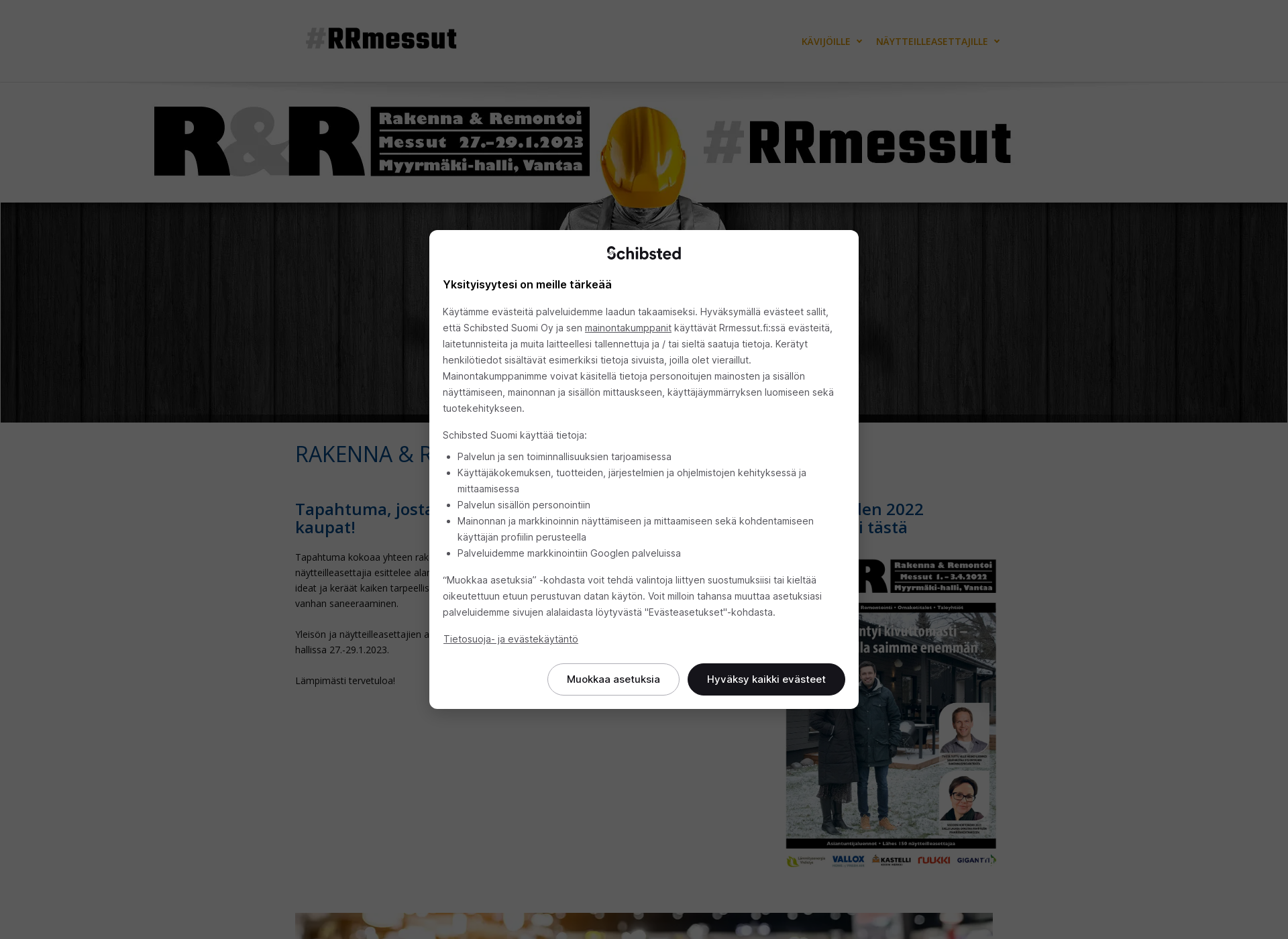 Screenshot for rrmessut.fi