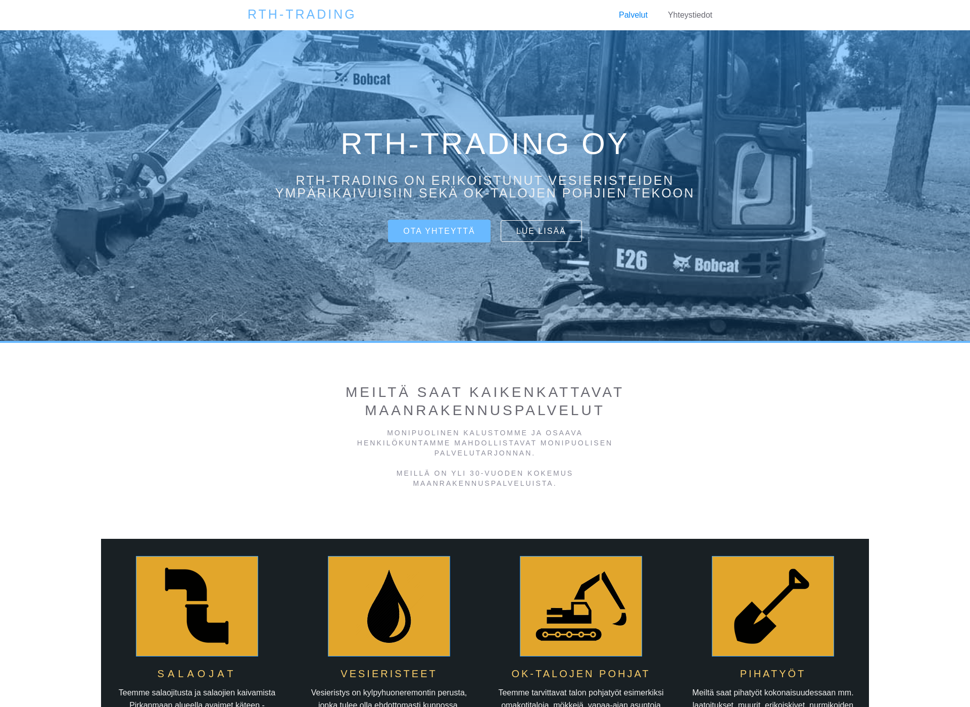 Screenshot for rth-trading.fi
