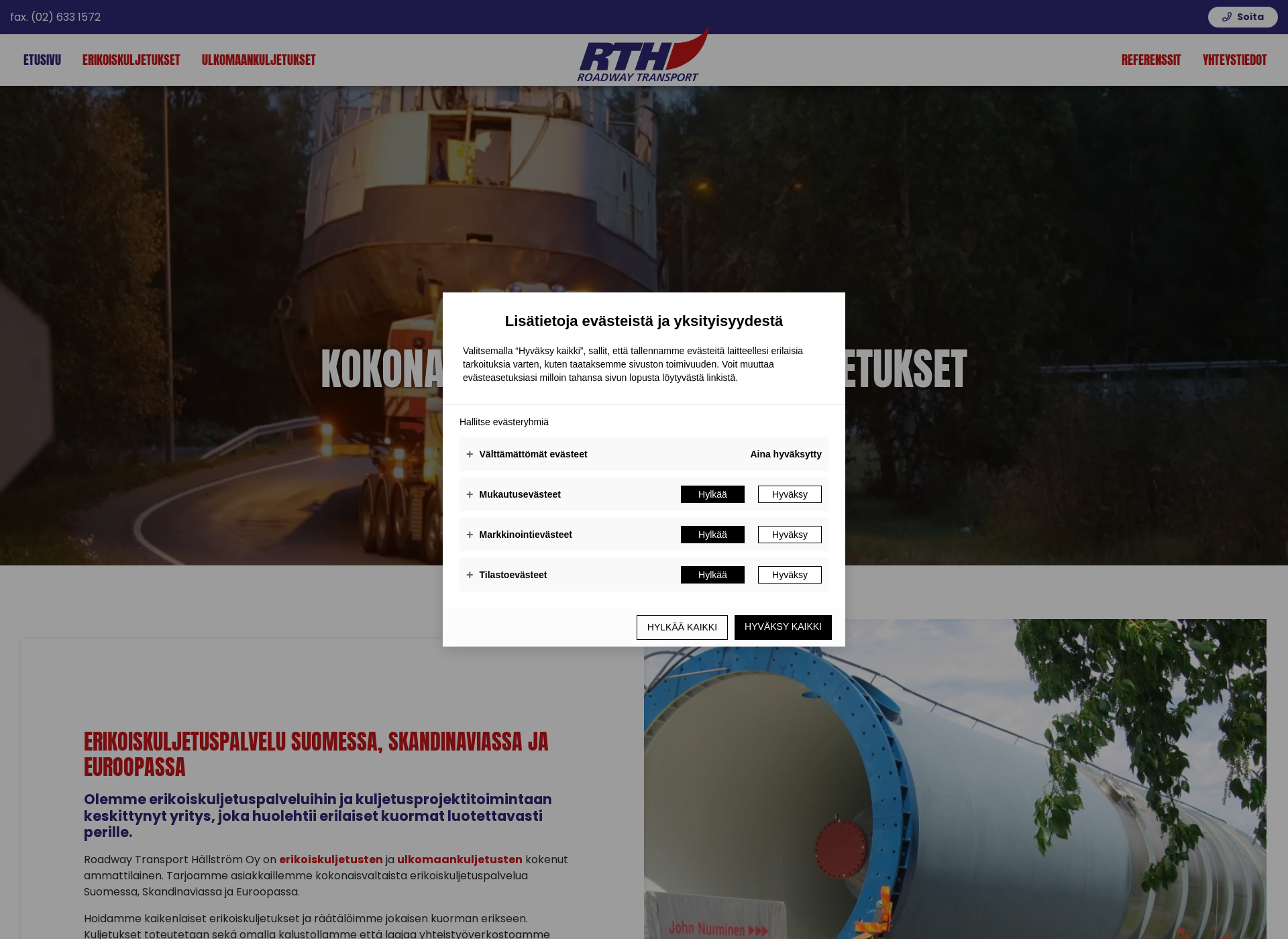 Screenshot for rth.fi