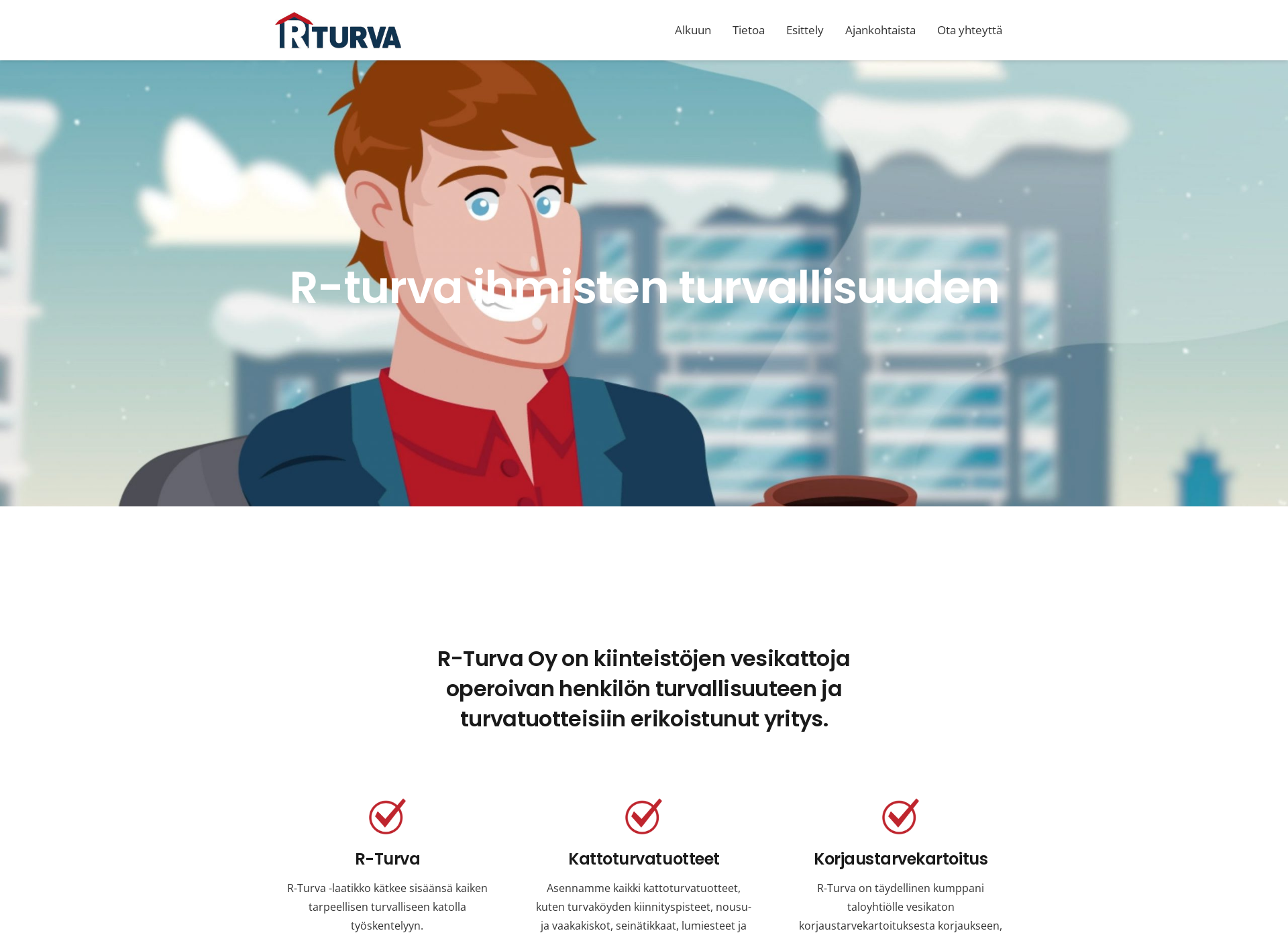 Skärmdump för rturva.fi