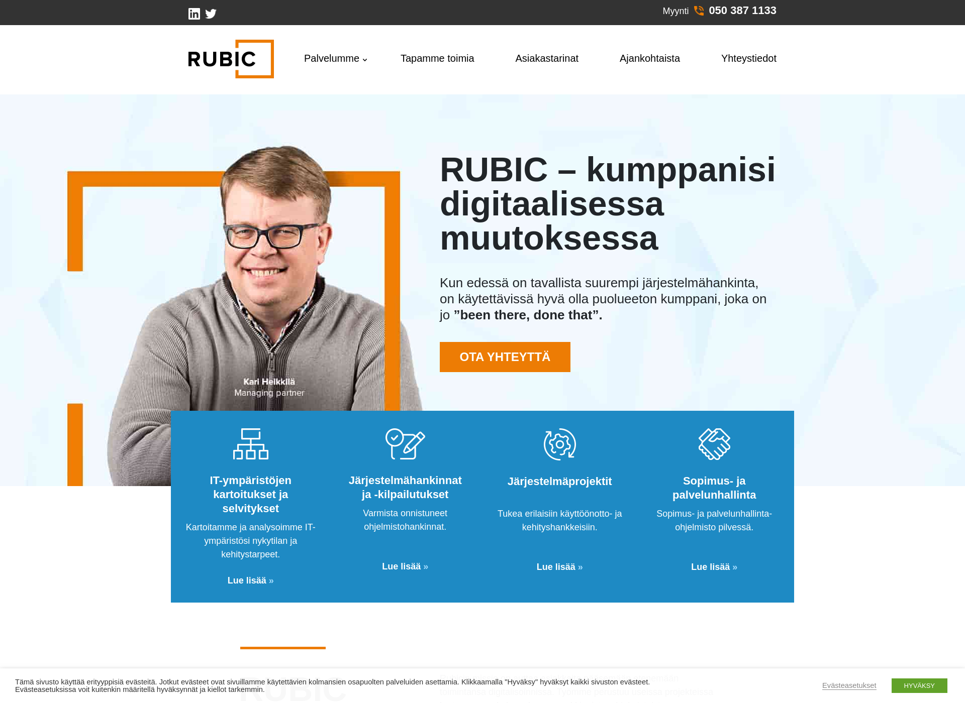 Screenshot for rubic.fi