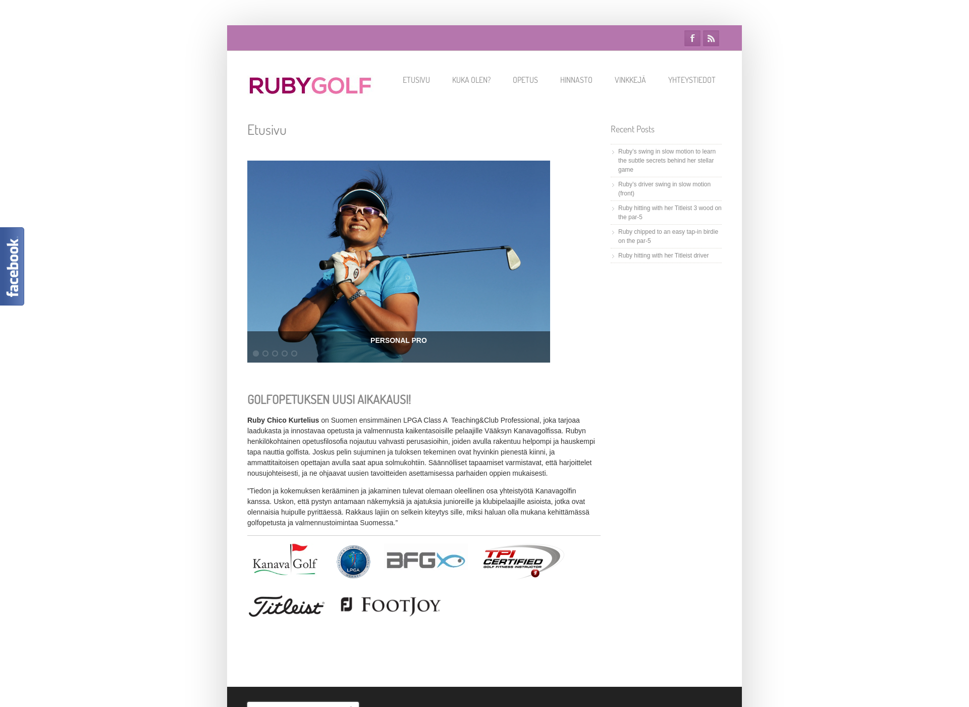 Näyttökuva ruby-golf.com