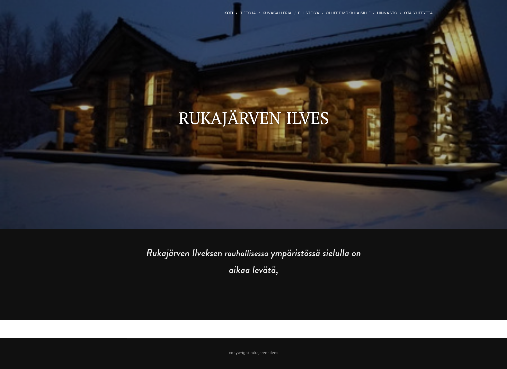 Screenshot for rukajarvenilves.fi
