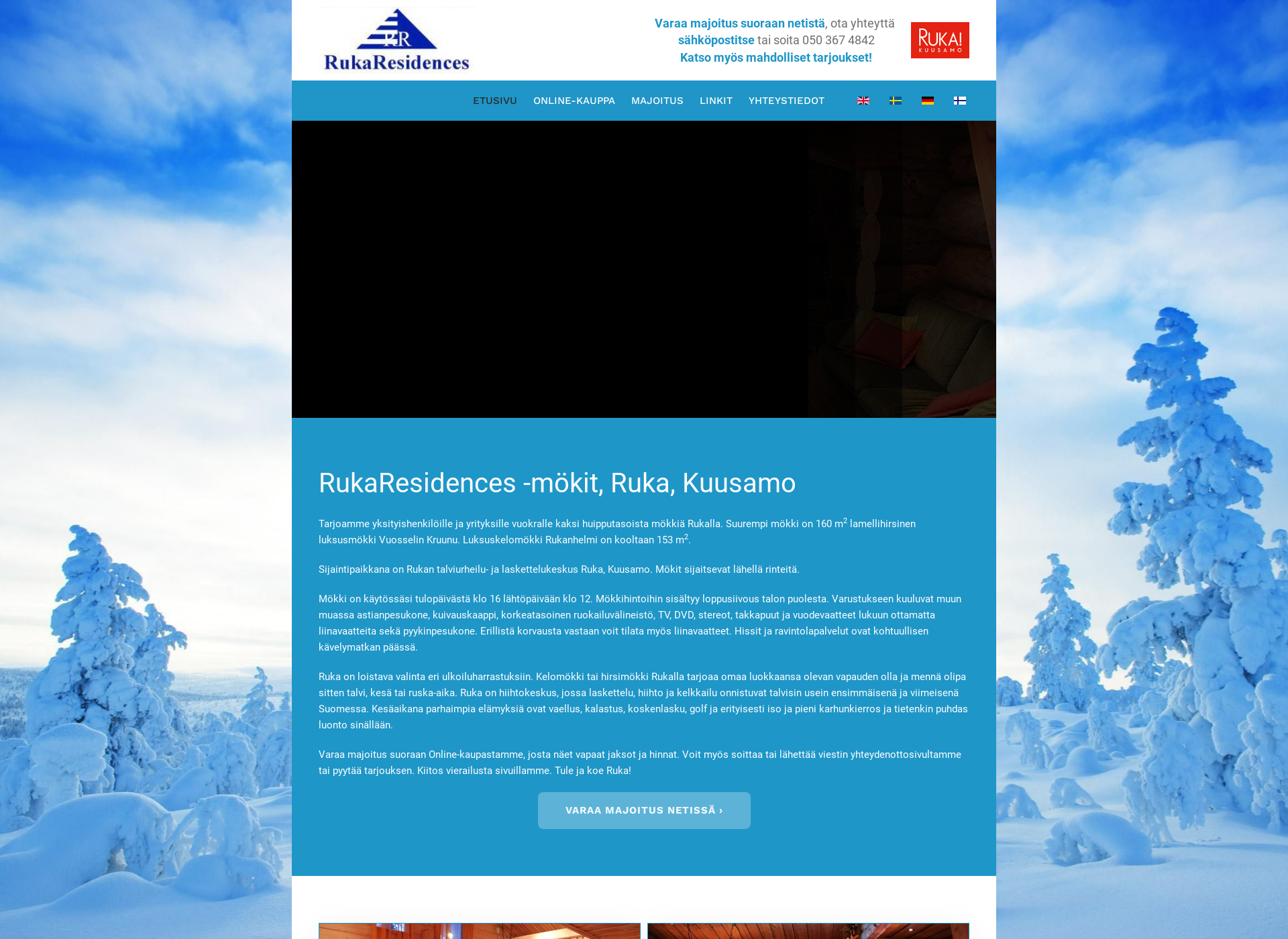Screenshot for rukaresidences.fi