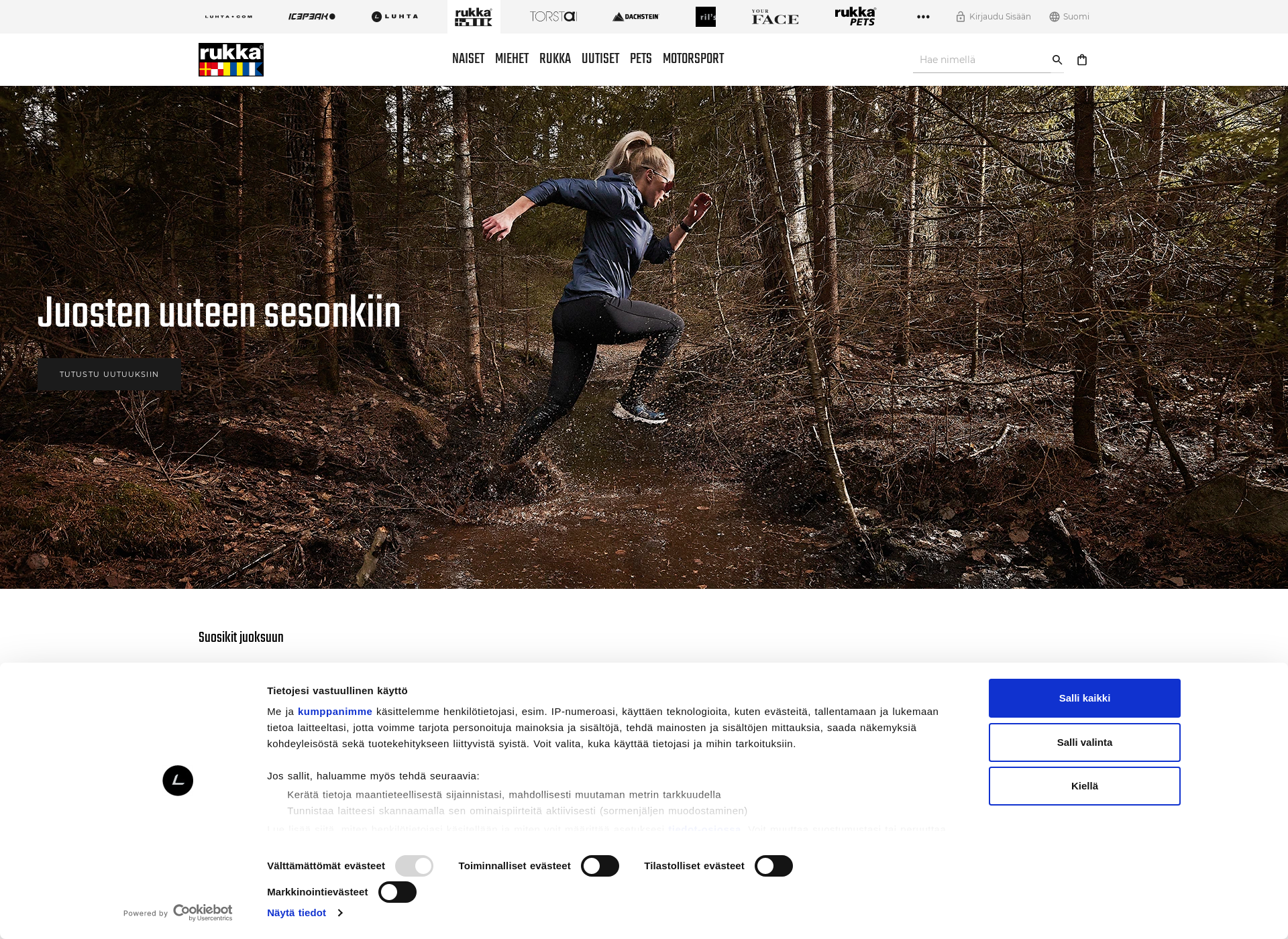 Screenshot for rukka.fi