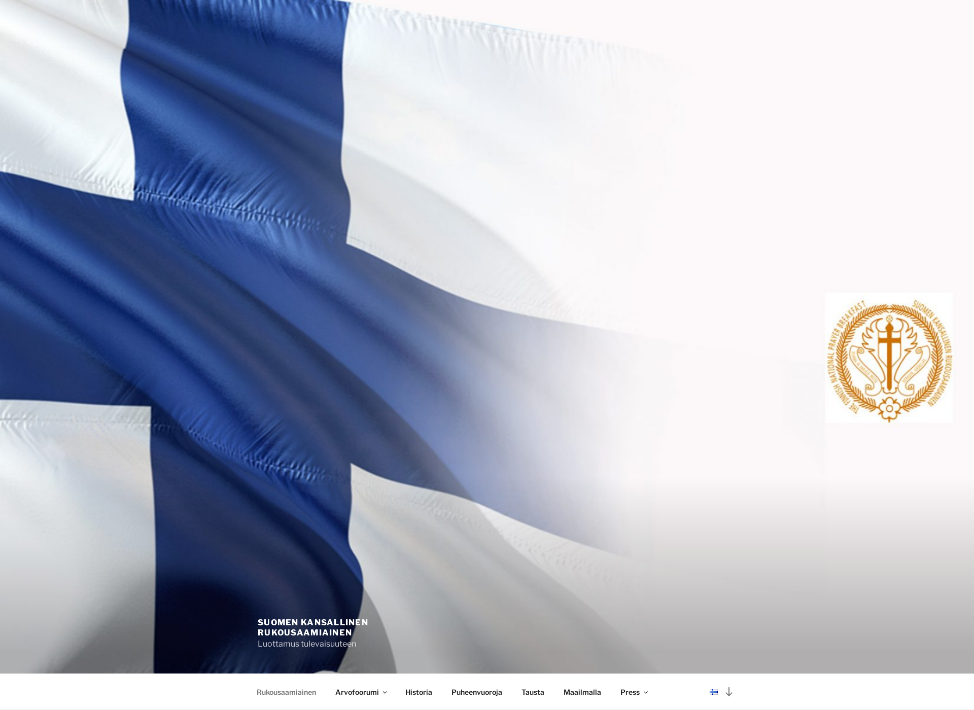 Skärmdump för rukousaamiainen.fi