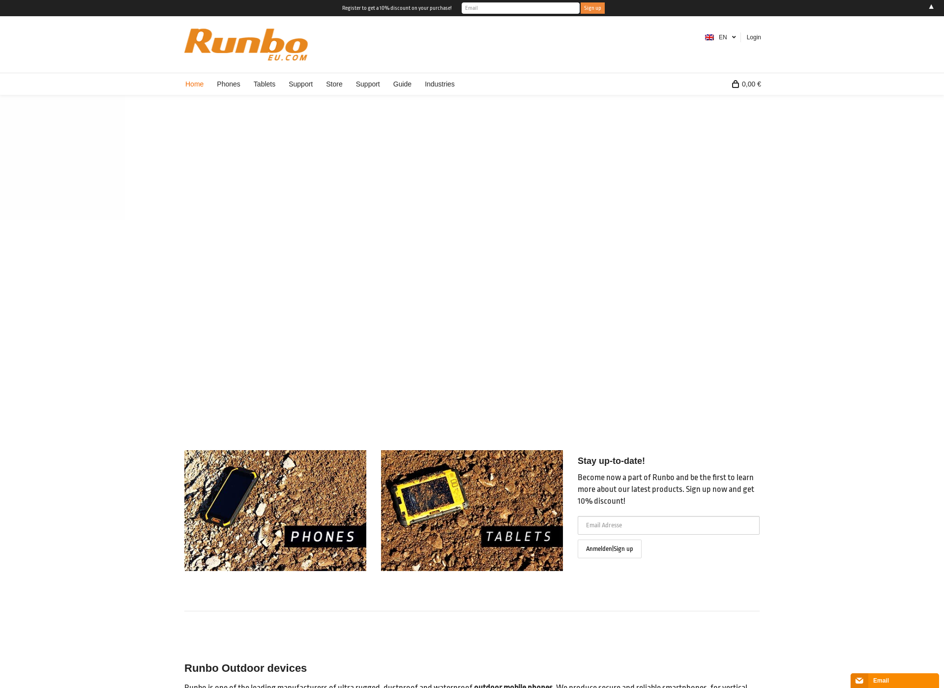 Skärmdump för runboshop.fi