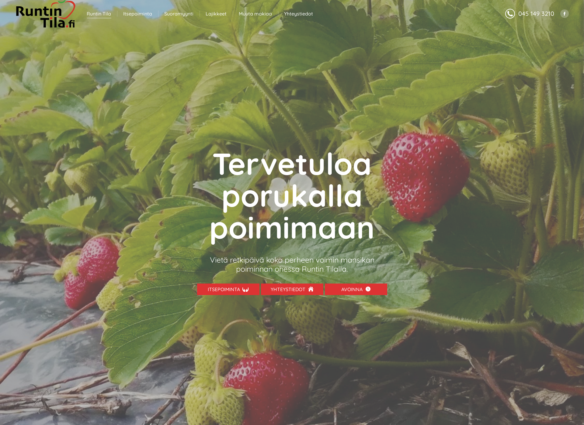 Screenshot for runtintila.fi