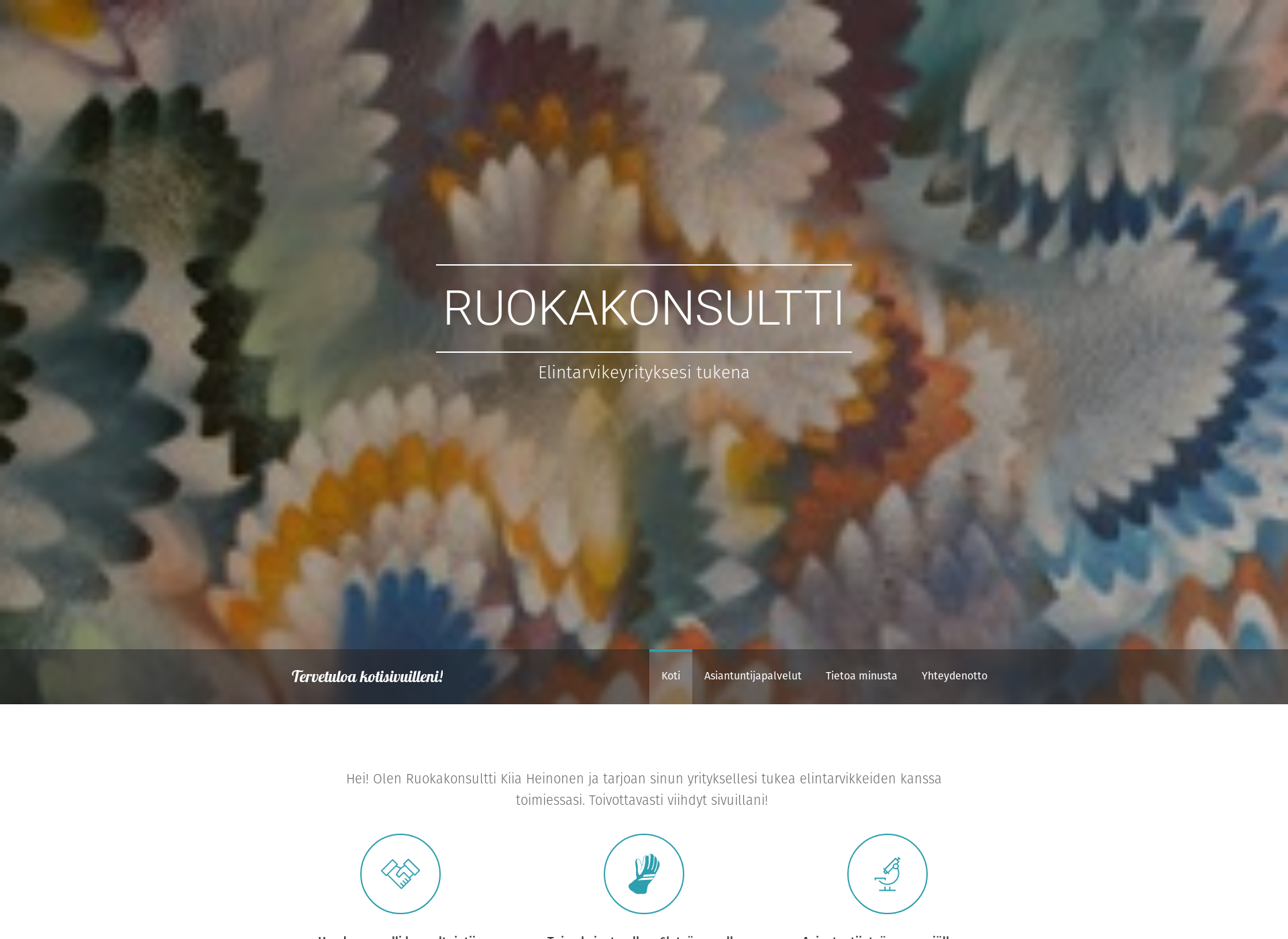 Screenshot for ruokakonsultti.fi