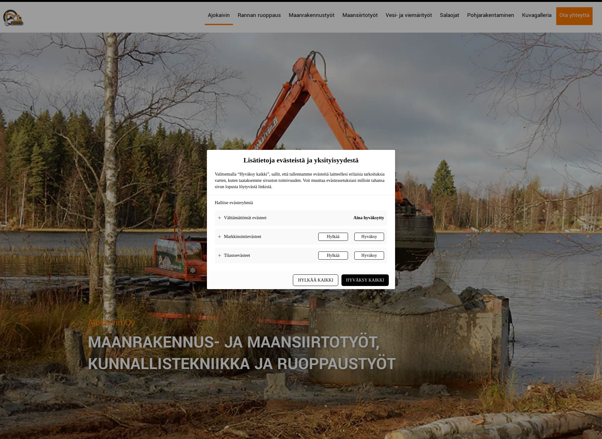 Screenshot for ruoppaustampere.fi