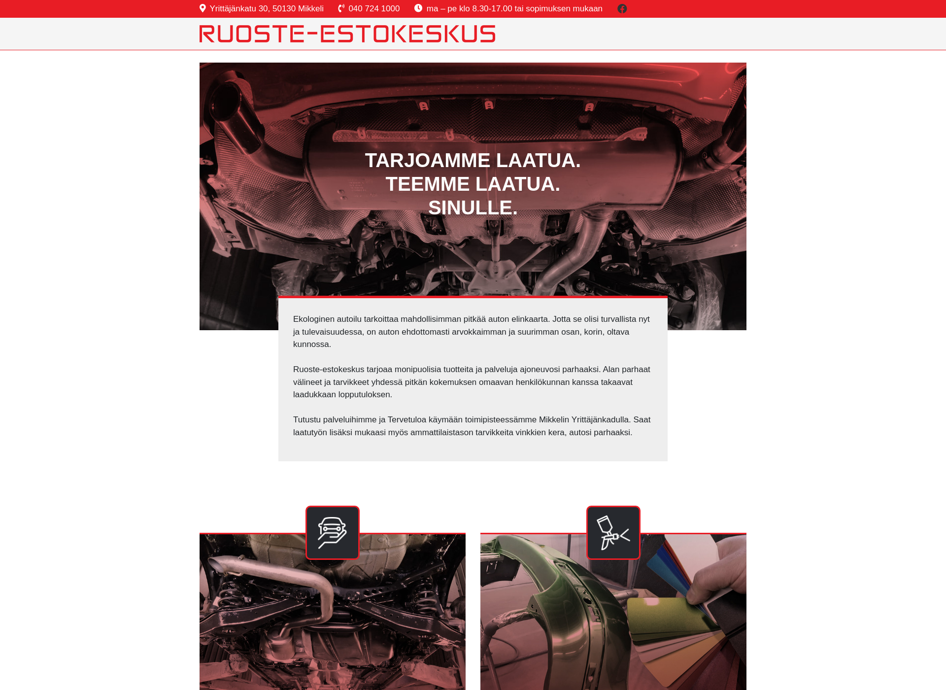 Screenshot for ruoste-estokeskus.fi