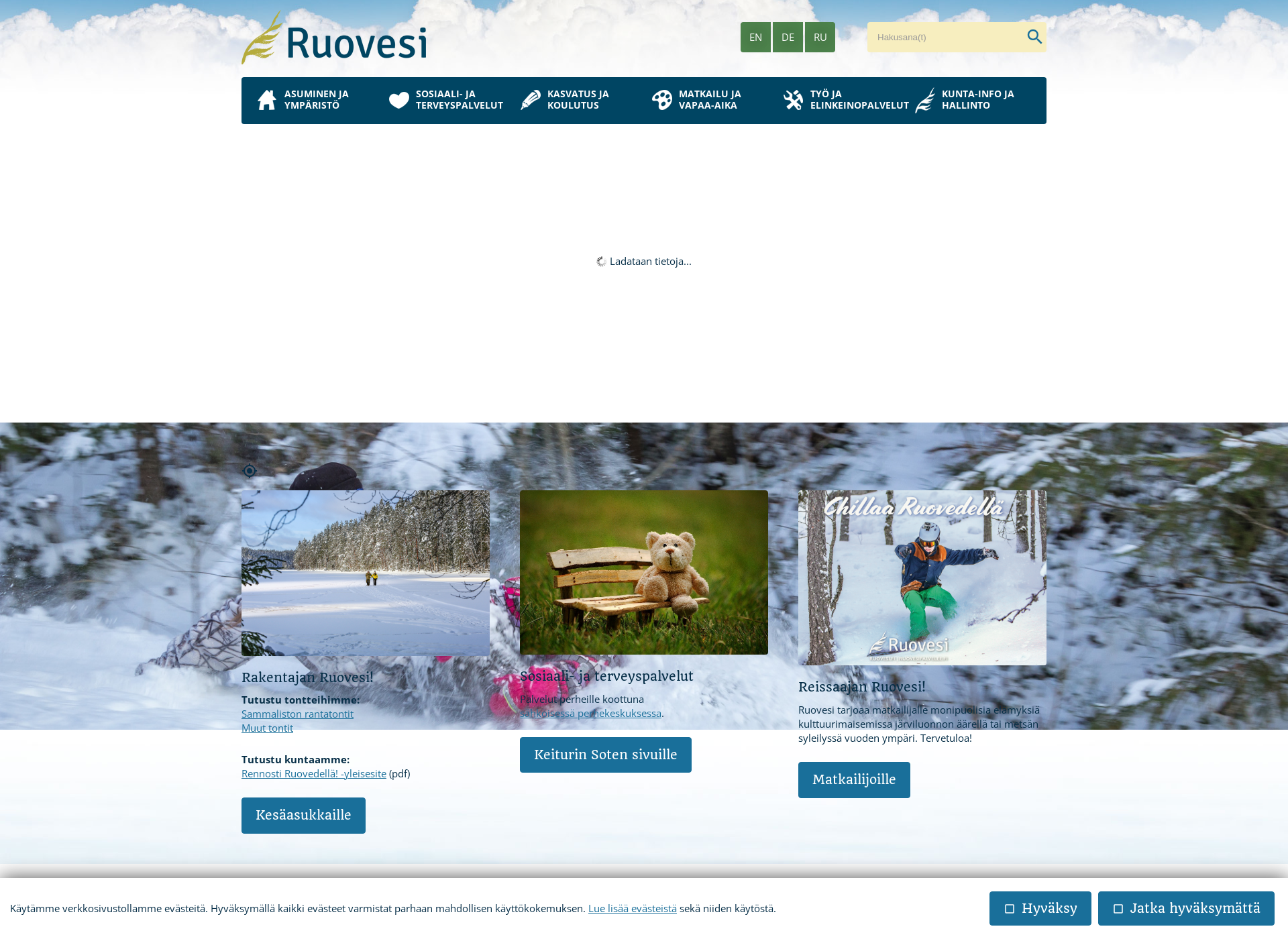 Screenshot for ruovesi.fi