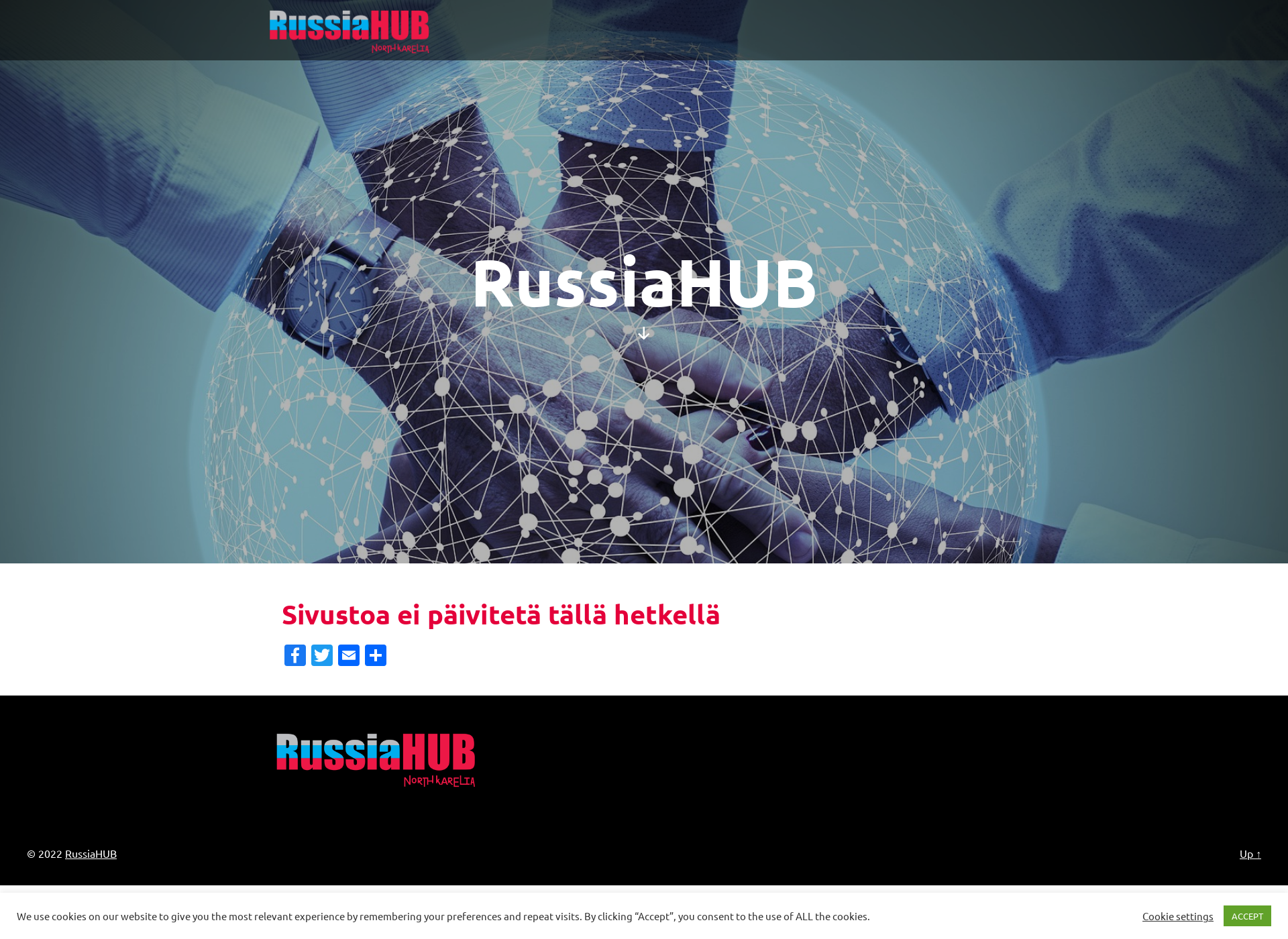 Skärmdump för russiahub.fi