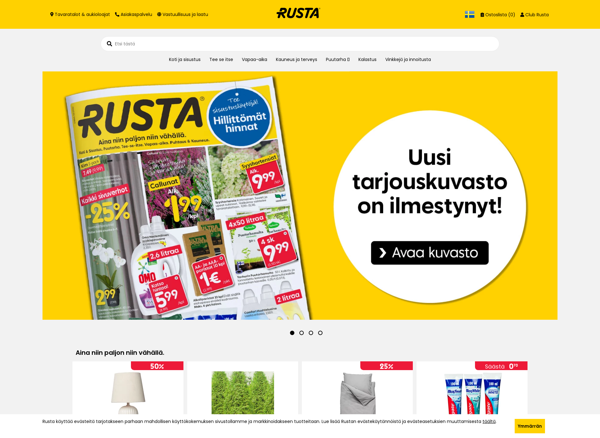 Screenshot for rusta.fi