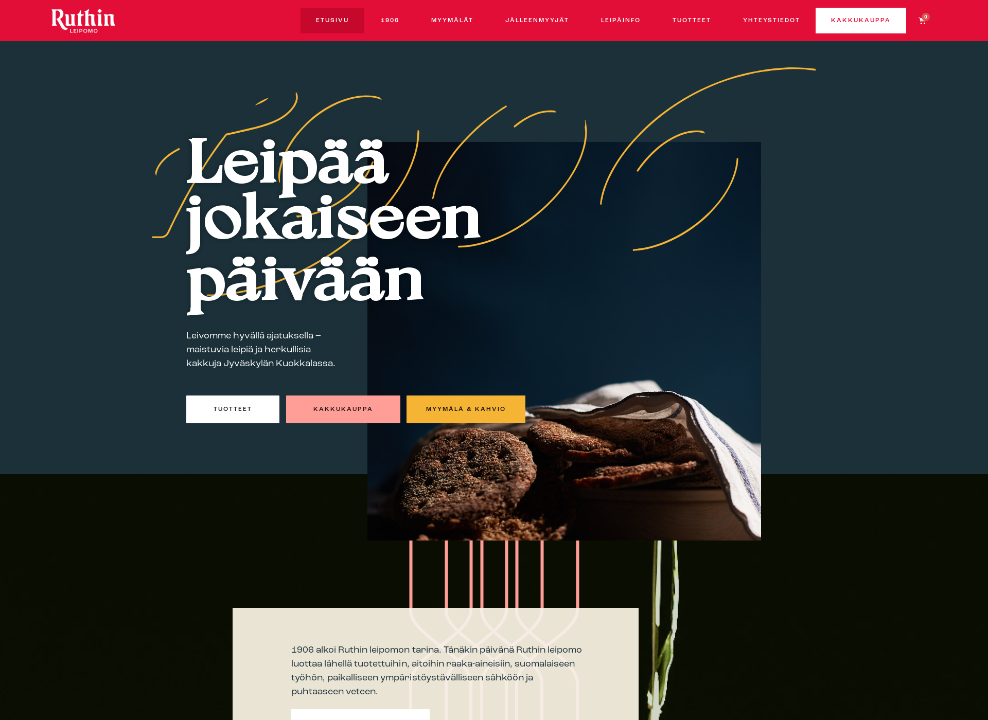 Screenshot for ruthinleipomo.fi