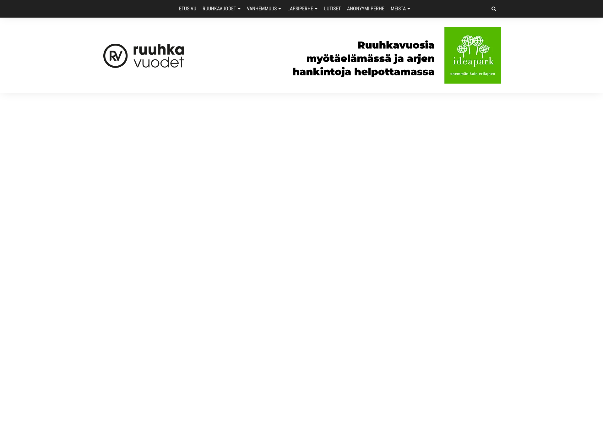 Screenshot for ruuhkavuodet.fi
