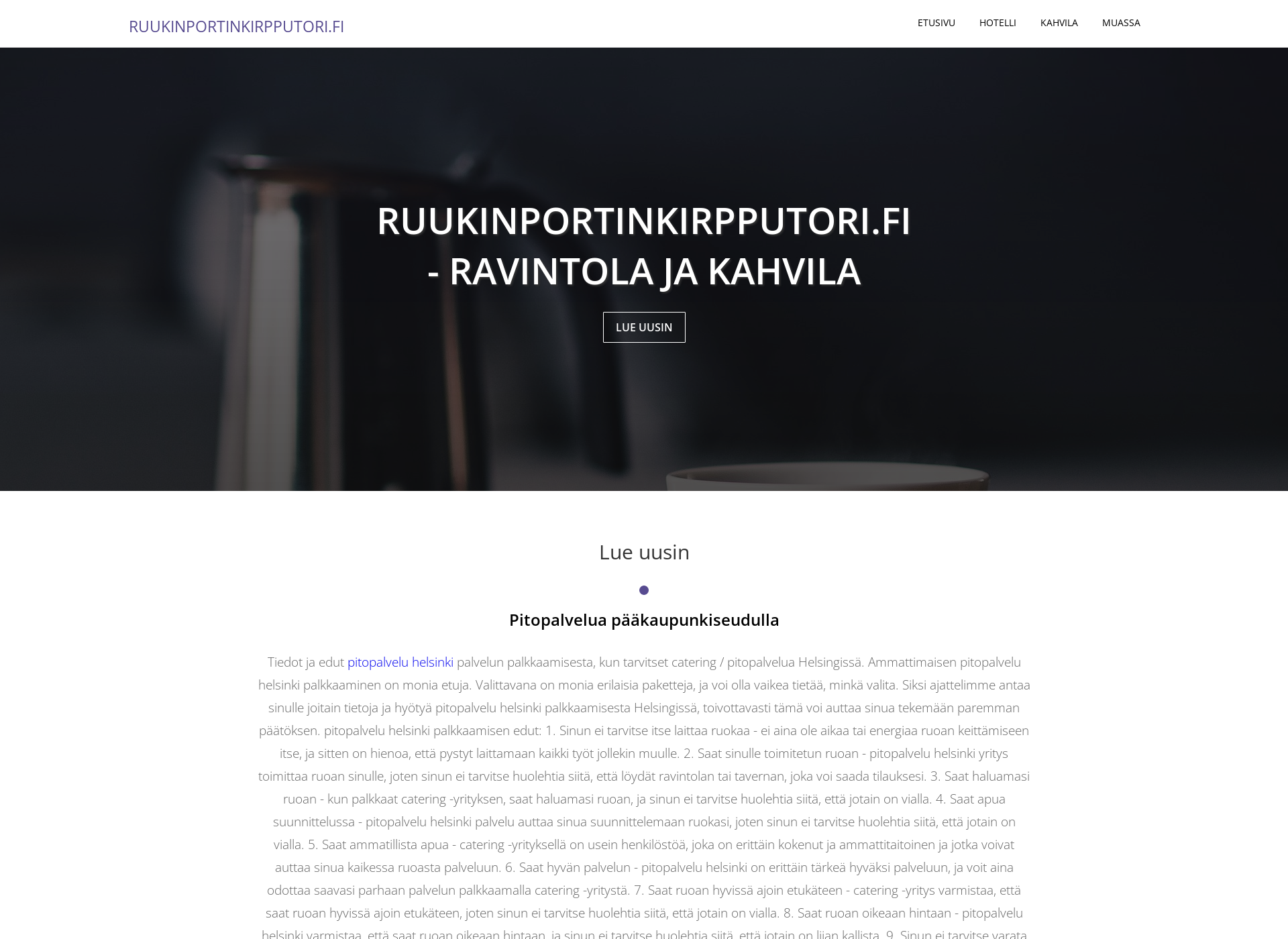Screenshot for ruukinportinkirpputori.fi