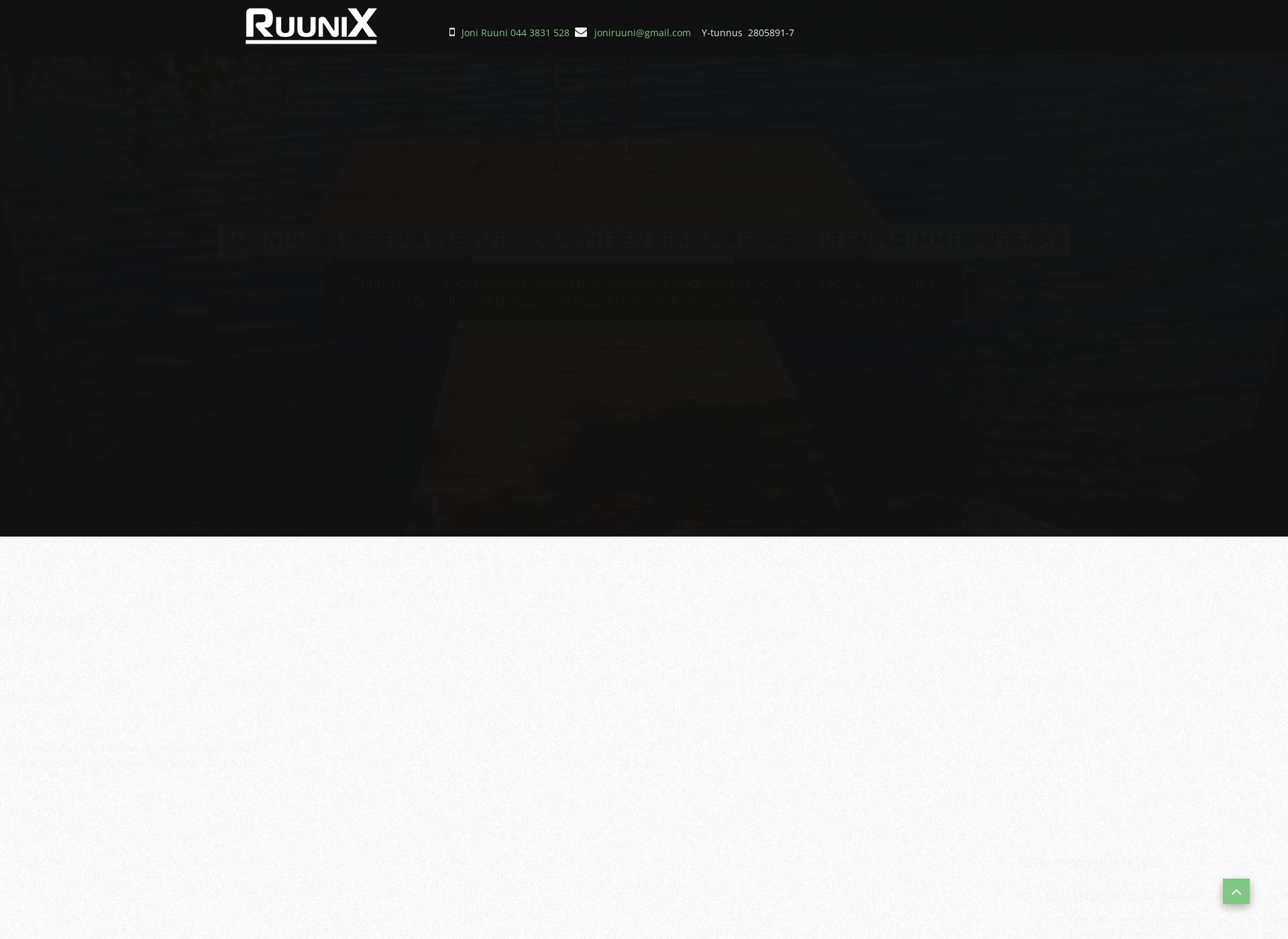 Screenshot for ruunix.fi