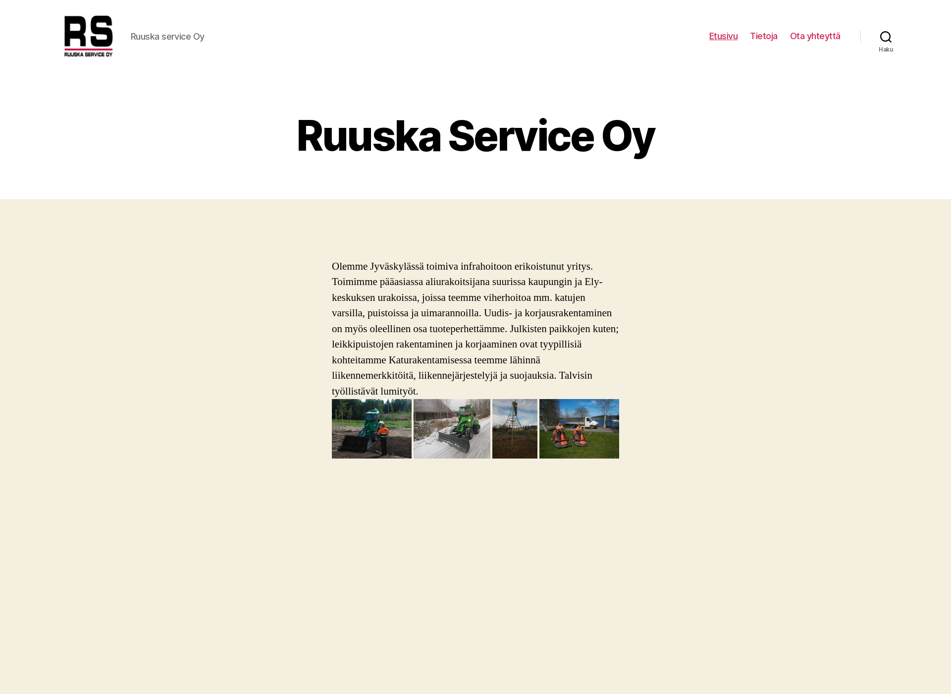 Screenshot for ruuskaservice.fi