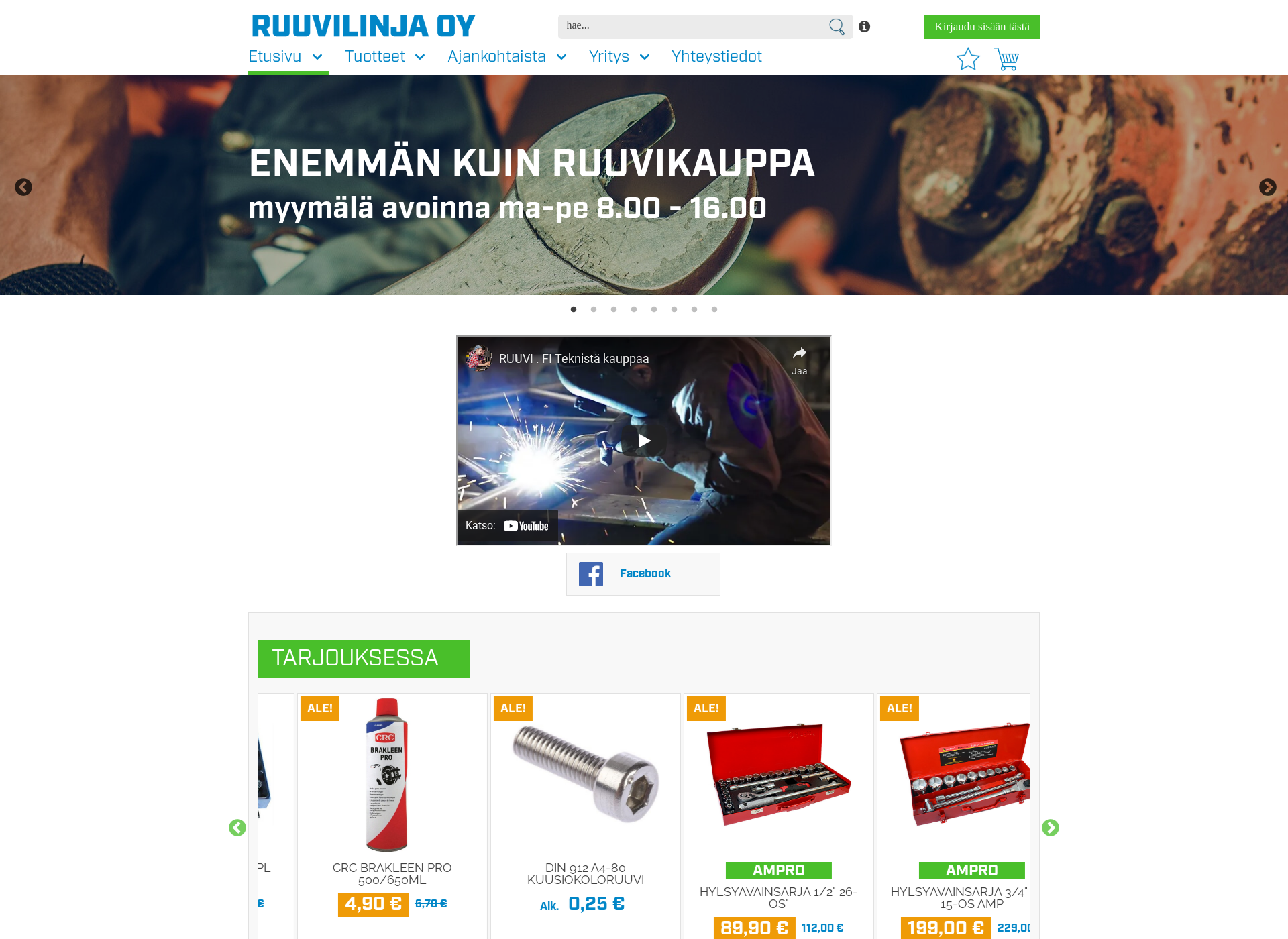 Screenshot for ruuvilinja.fi
