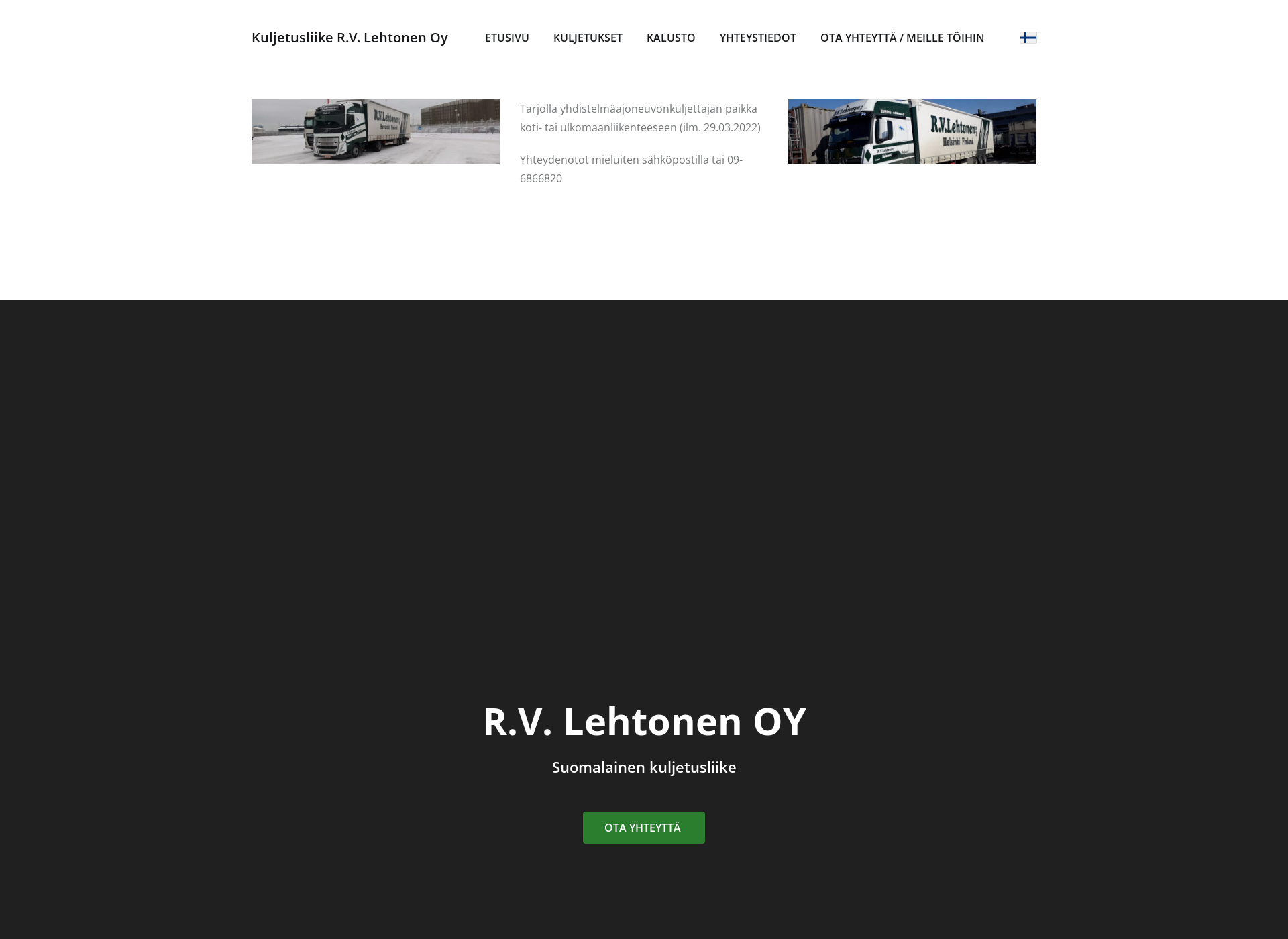 Screenshot for rvlehtonen.fi