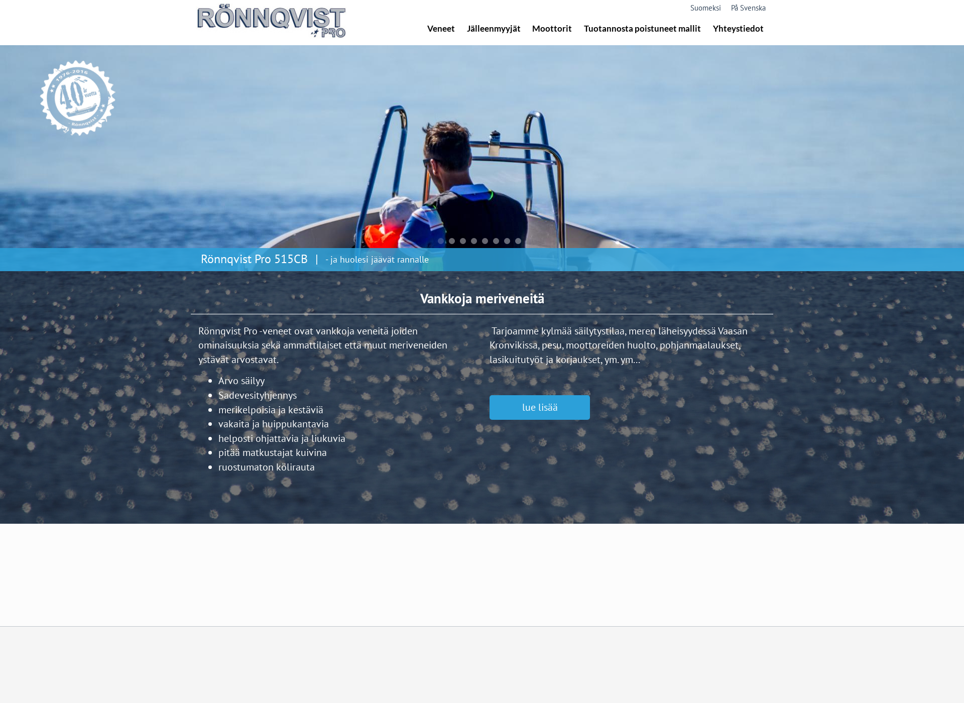 Screenshot for rönnqvistveneet.fi