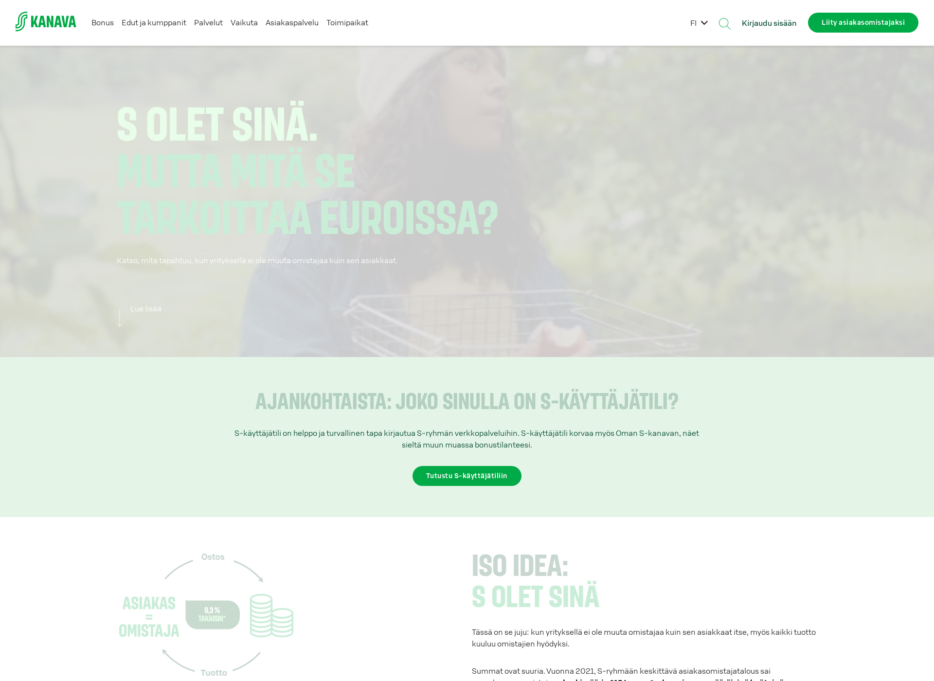 Screenshot for s-etukortti.fi