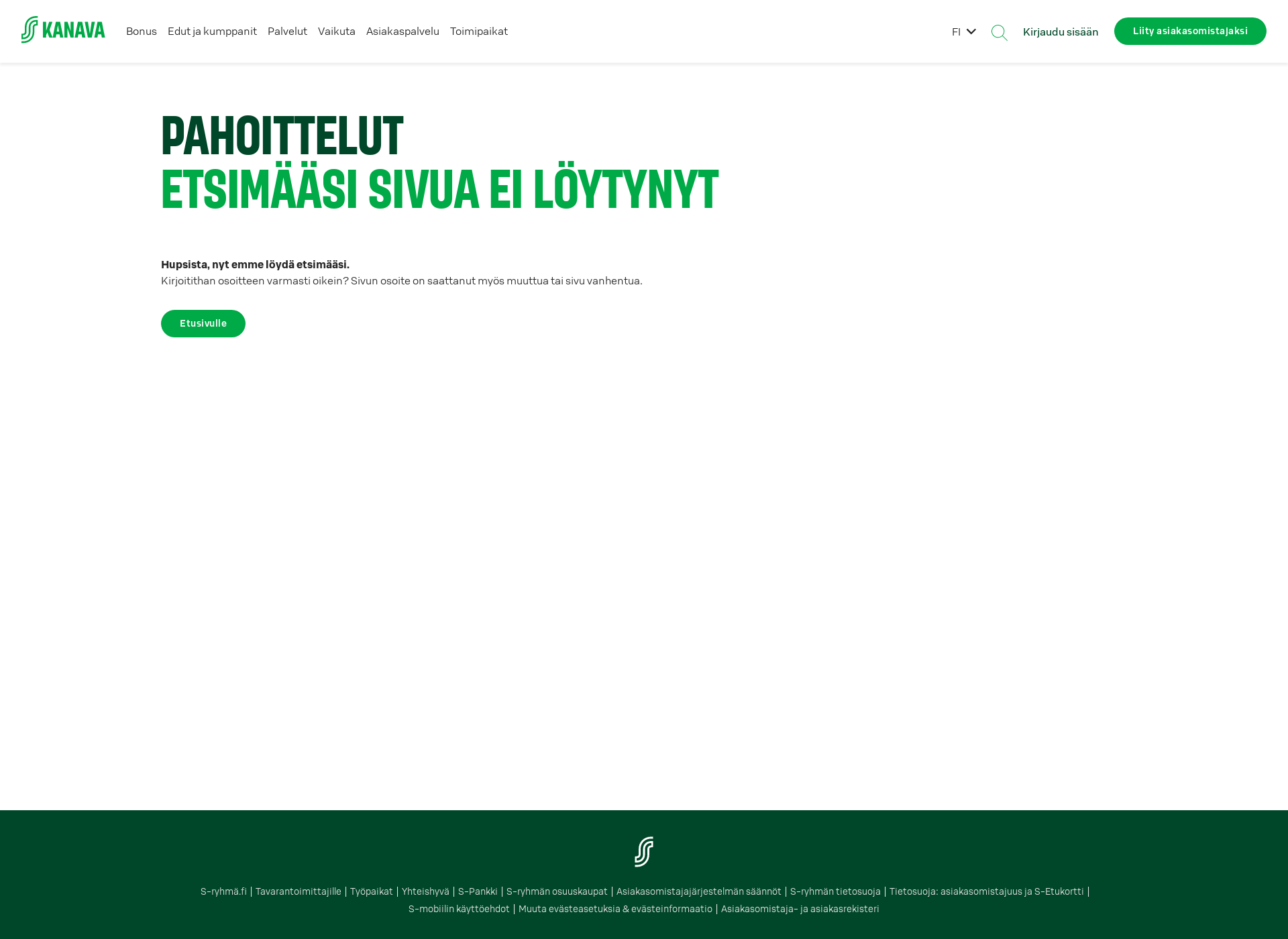Näyttökuva s-formanskort.fi