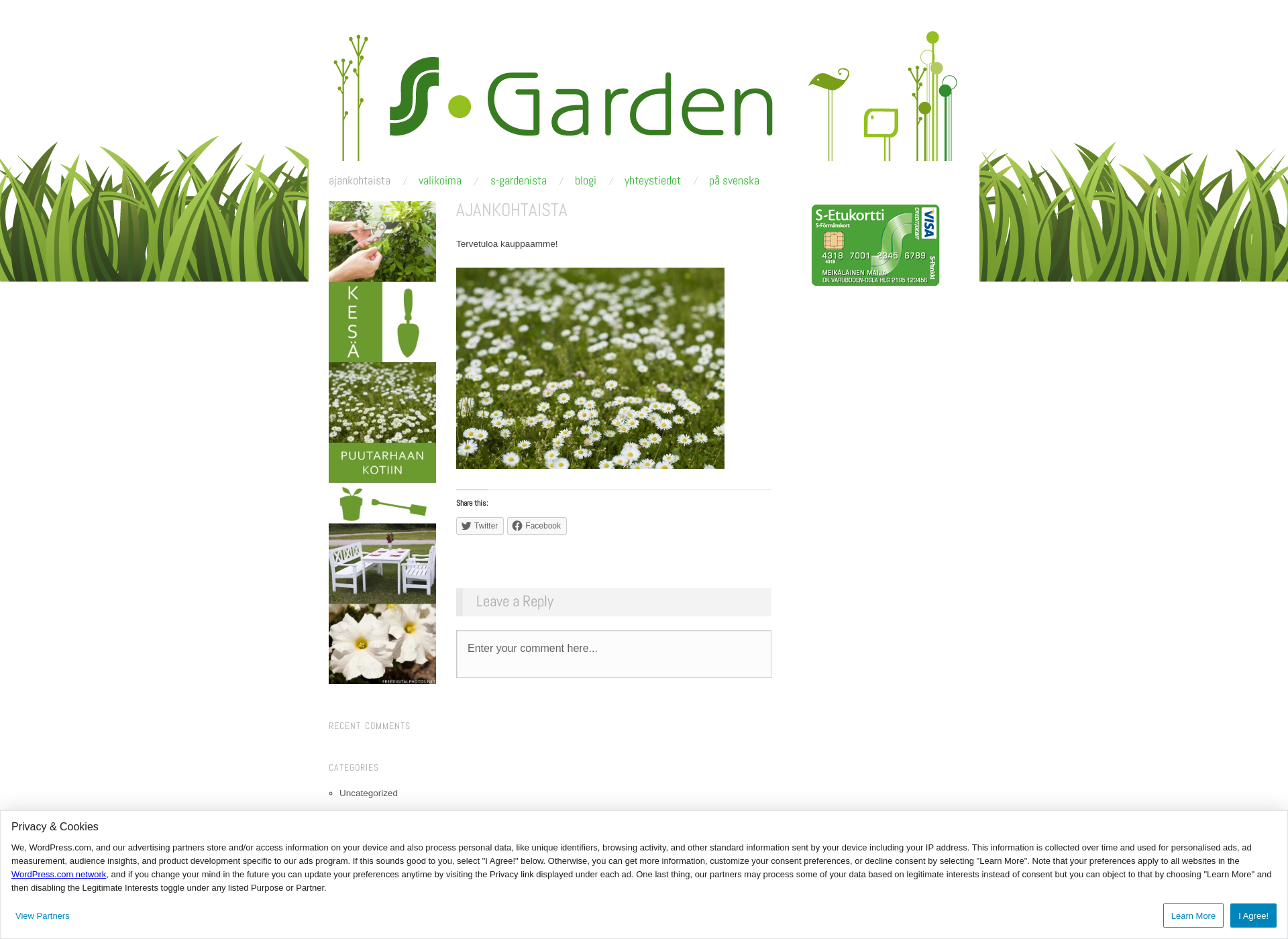Screenshot for s-garden.fi