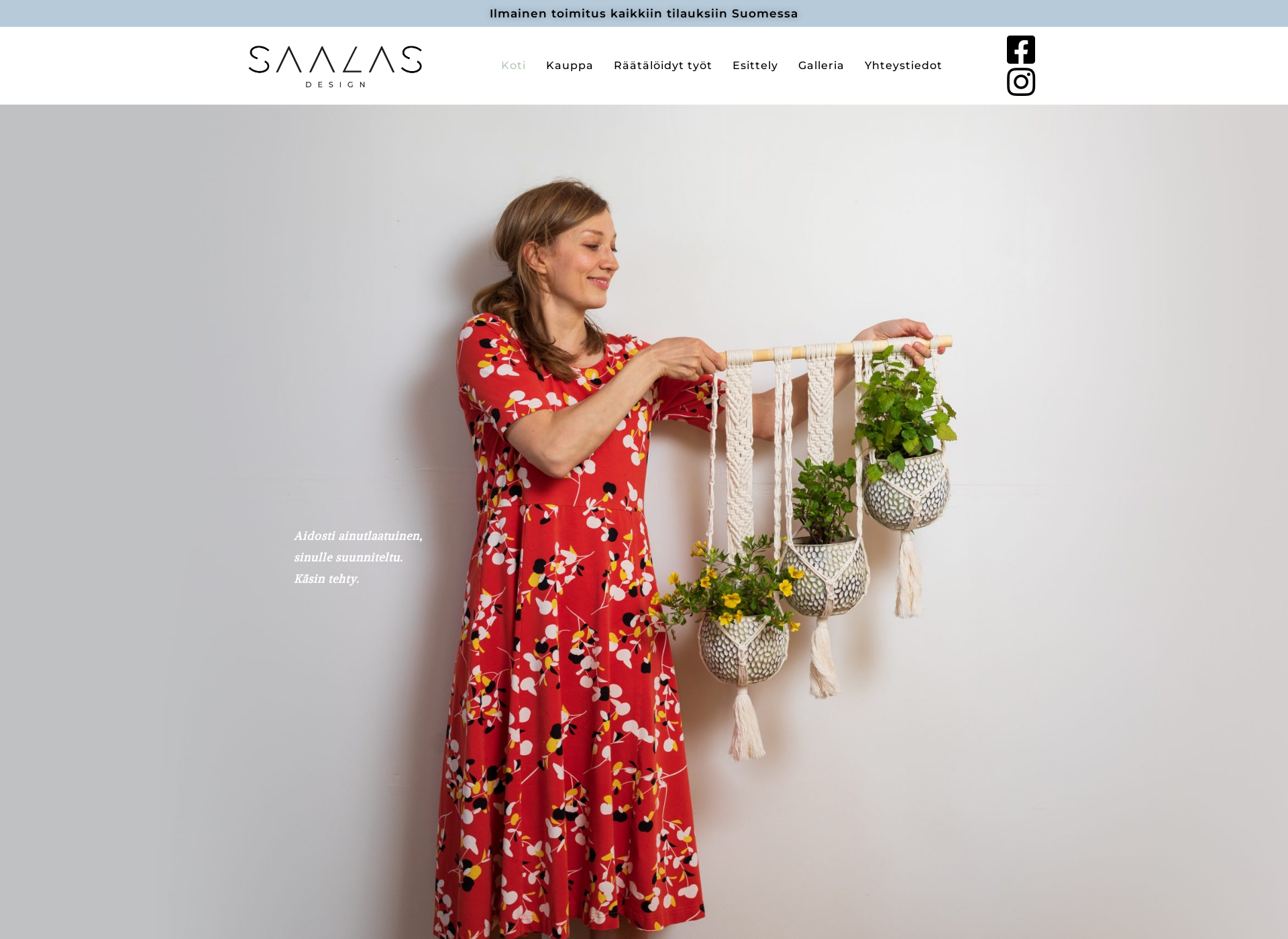 Screenshot for saalasdesign.fi