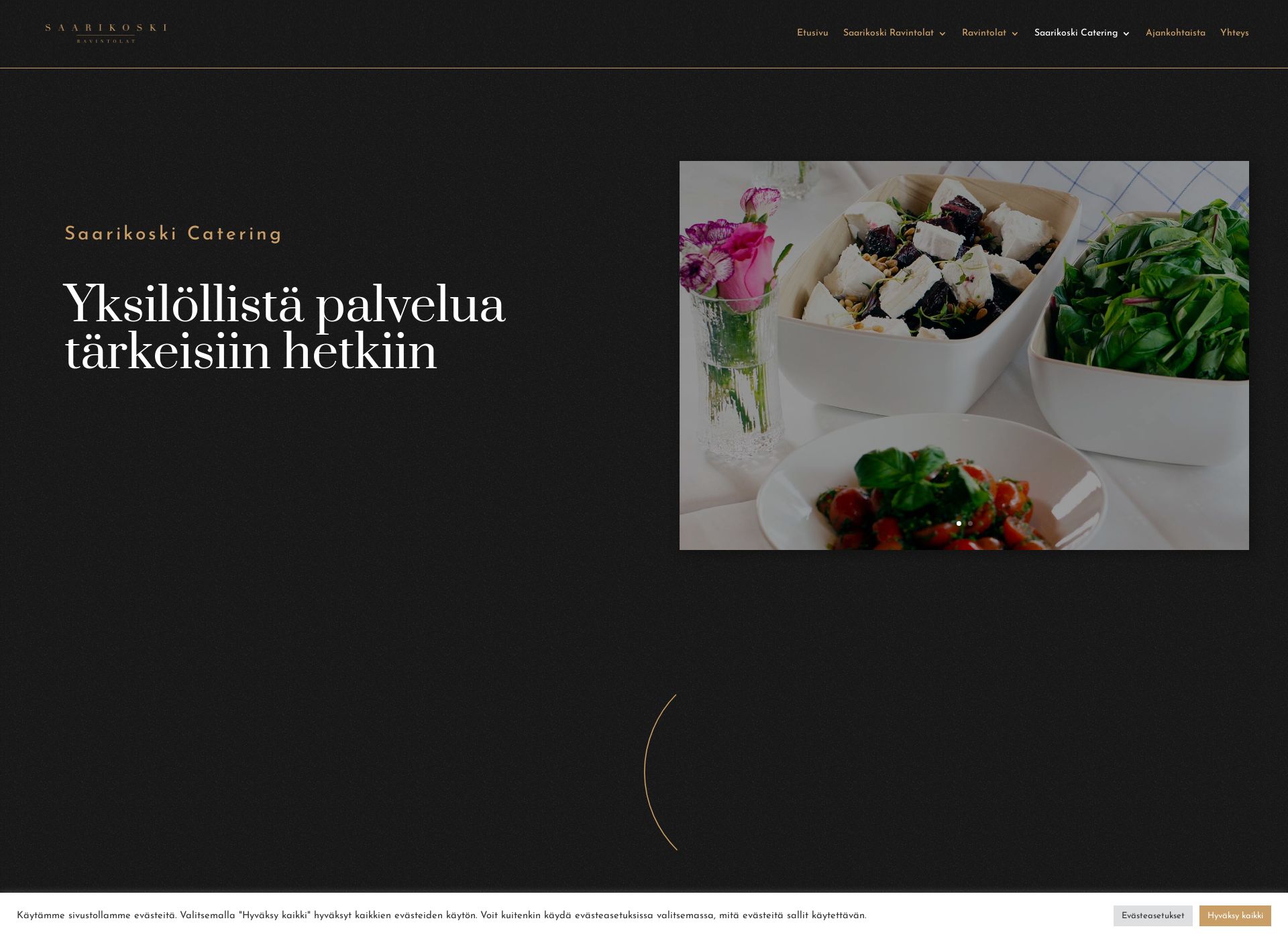 Screenshot for saarikoskicatering.fi