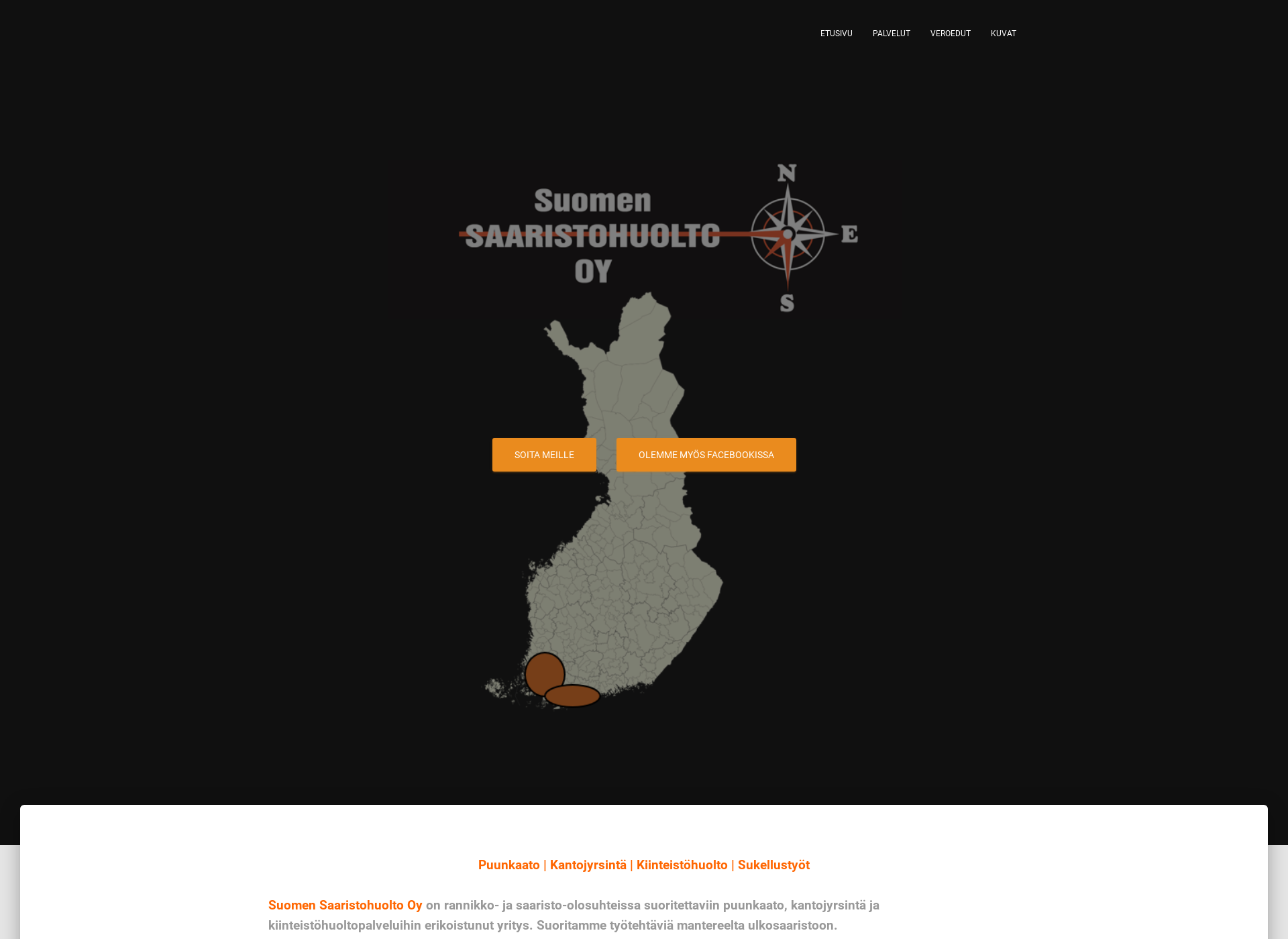 Screenshot for saaristohuolto.fi