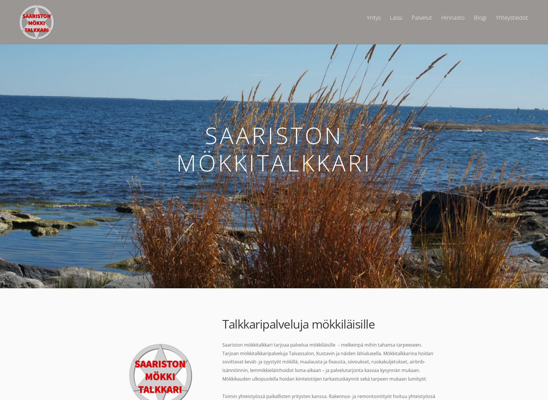 Screenshot for saaristonmökkitalkkari.fi