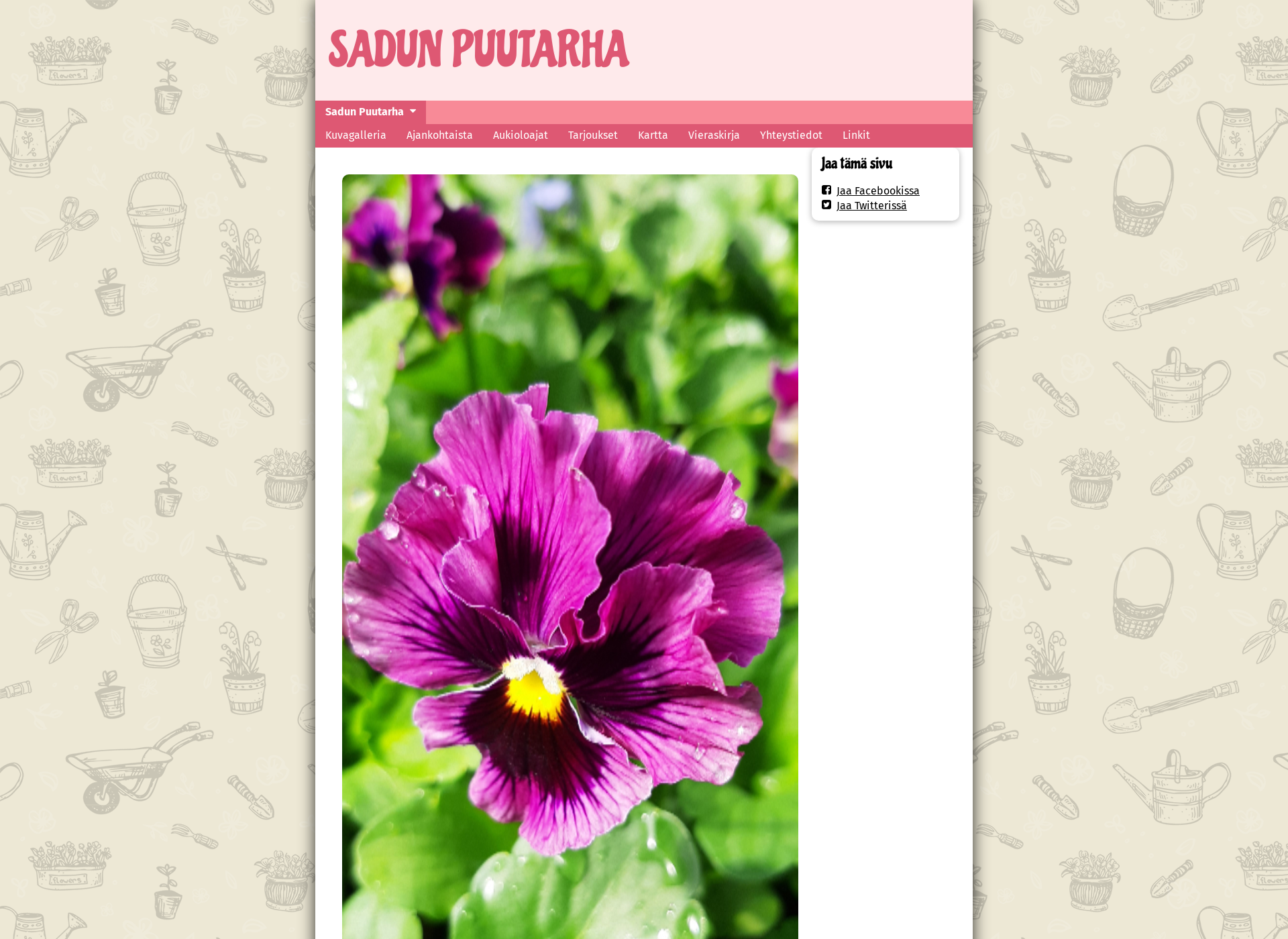 Screenshot for sadunpuutarha.fi