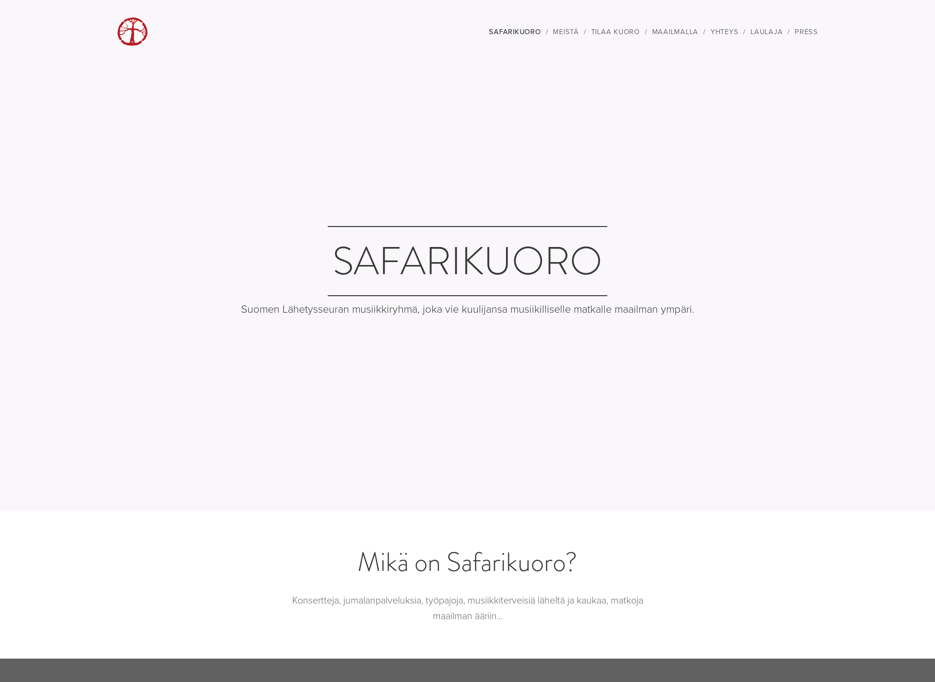 Screenshot for safarikuoro.fi