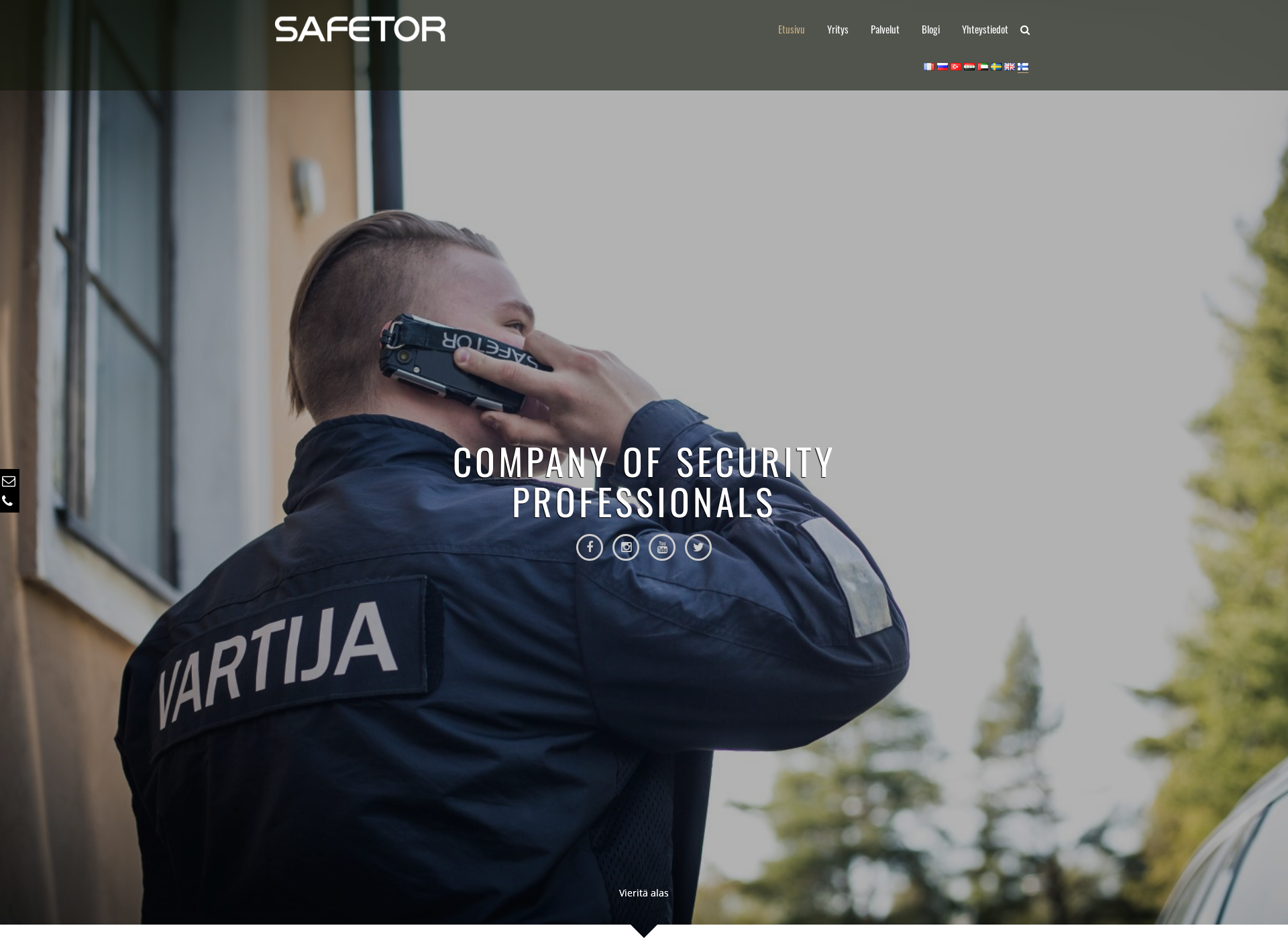 Skärmdump för safetorgroup.fi