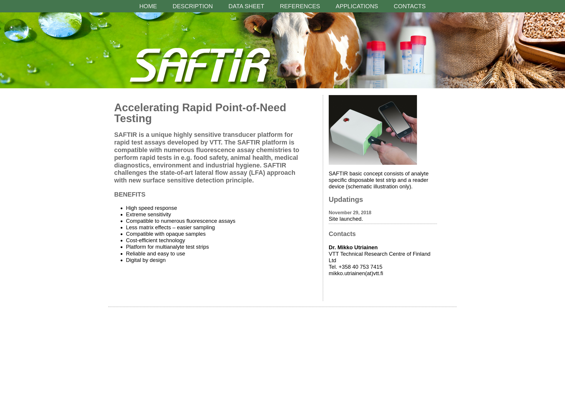 Screenshot for saftir.fi