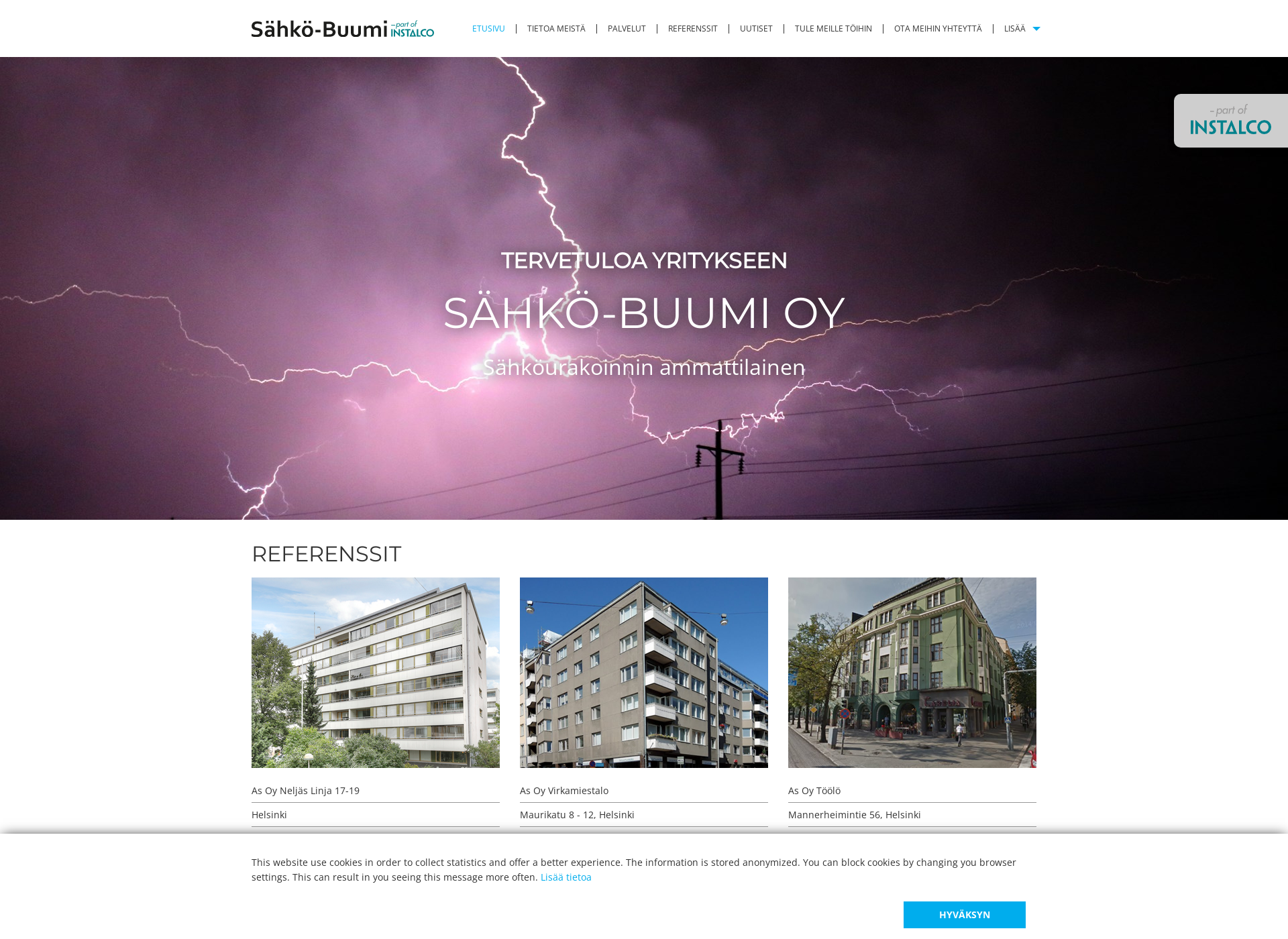 Screenshot for sahko-buumi.fi