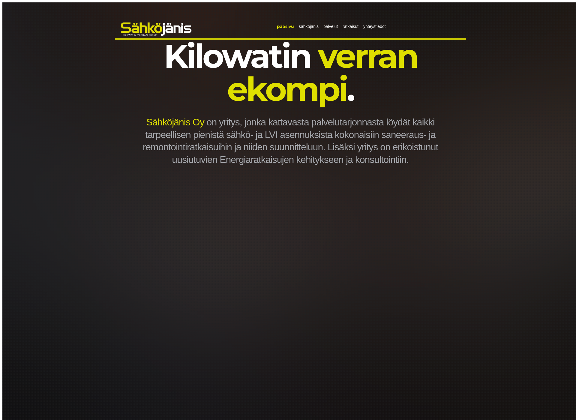 Screenshot for sahkojanis.fi