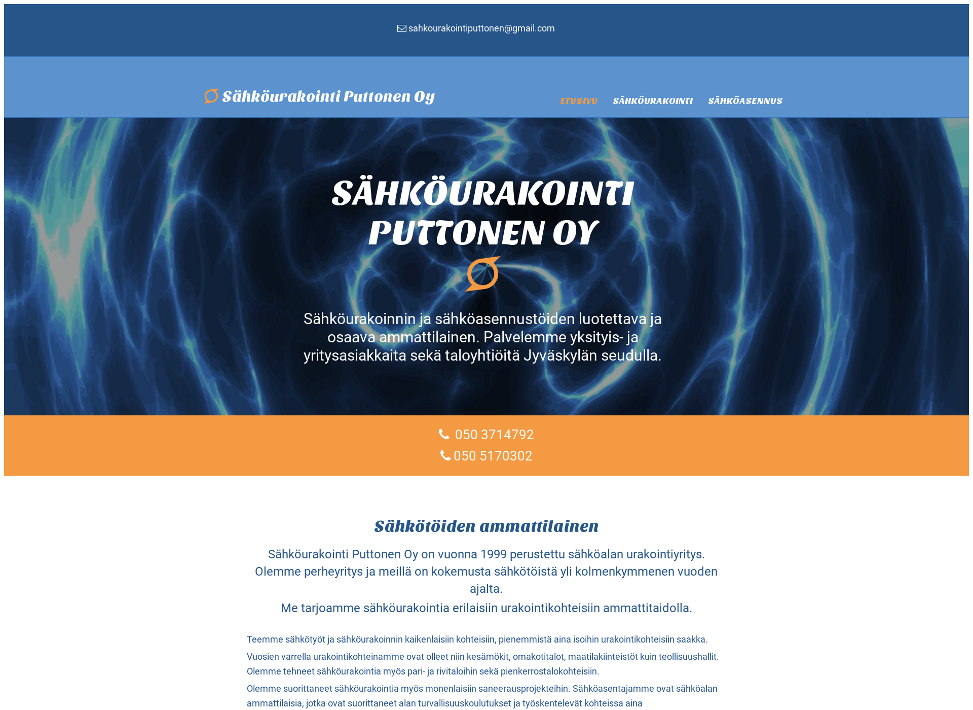 Screenshot for sahkourakointiputtonen.fi