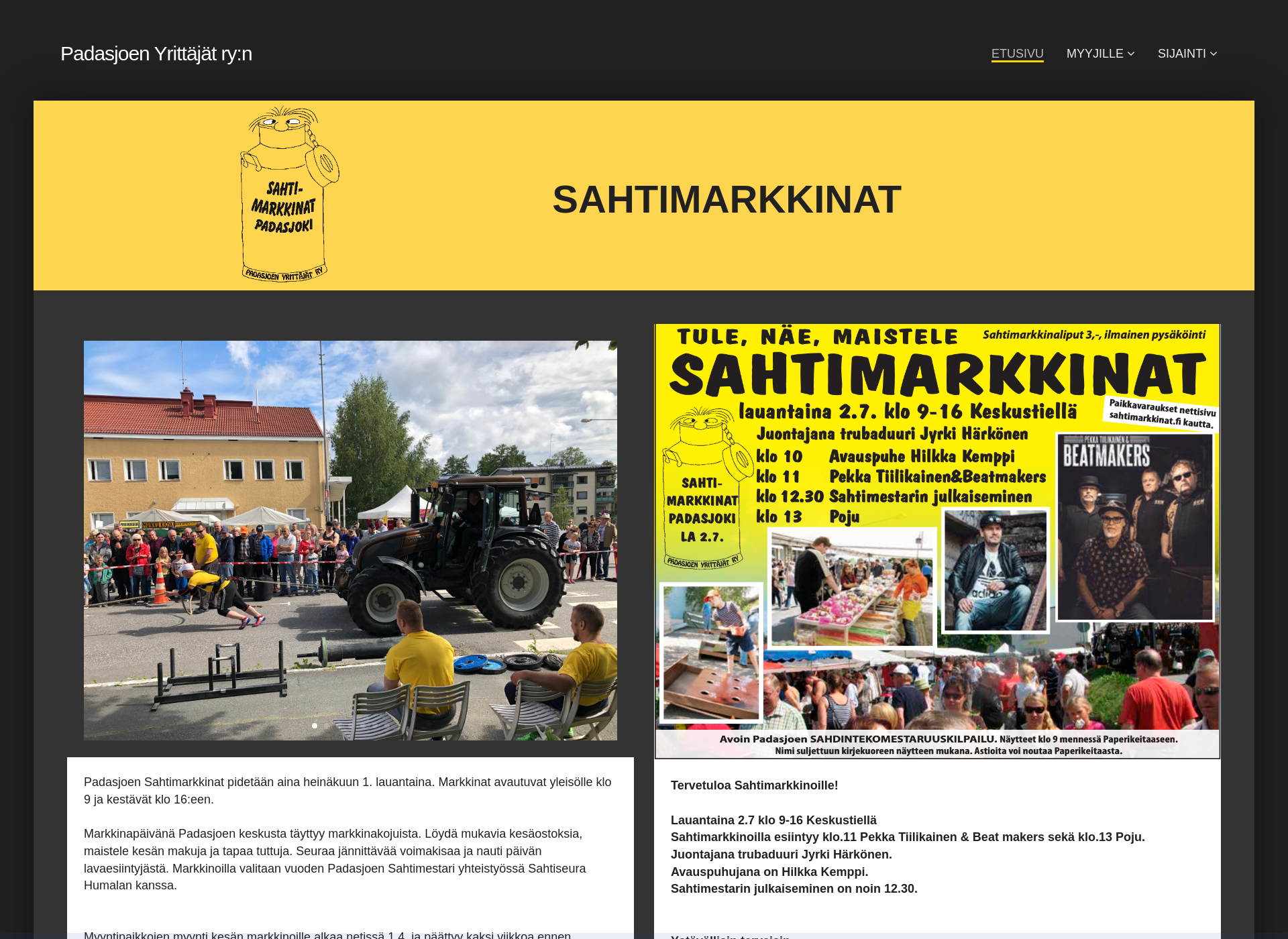 Screenshot for sahtimarkkinat.fi