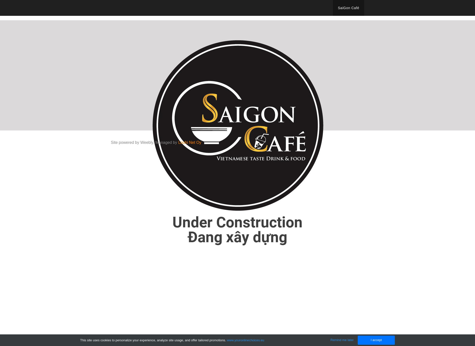 Screenshot for saigoncafe.fi
