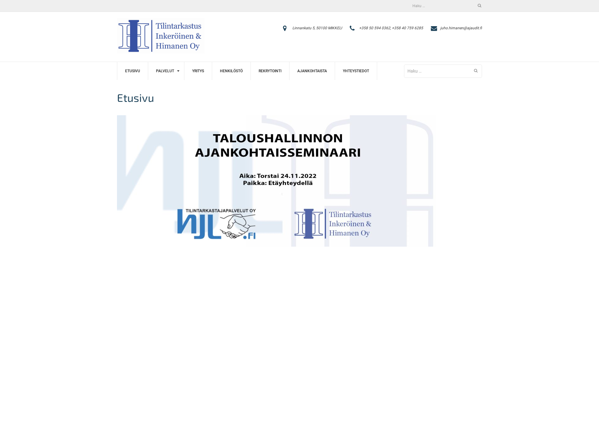 Screenshot for saimaa-audit.fi