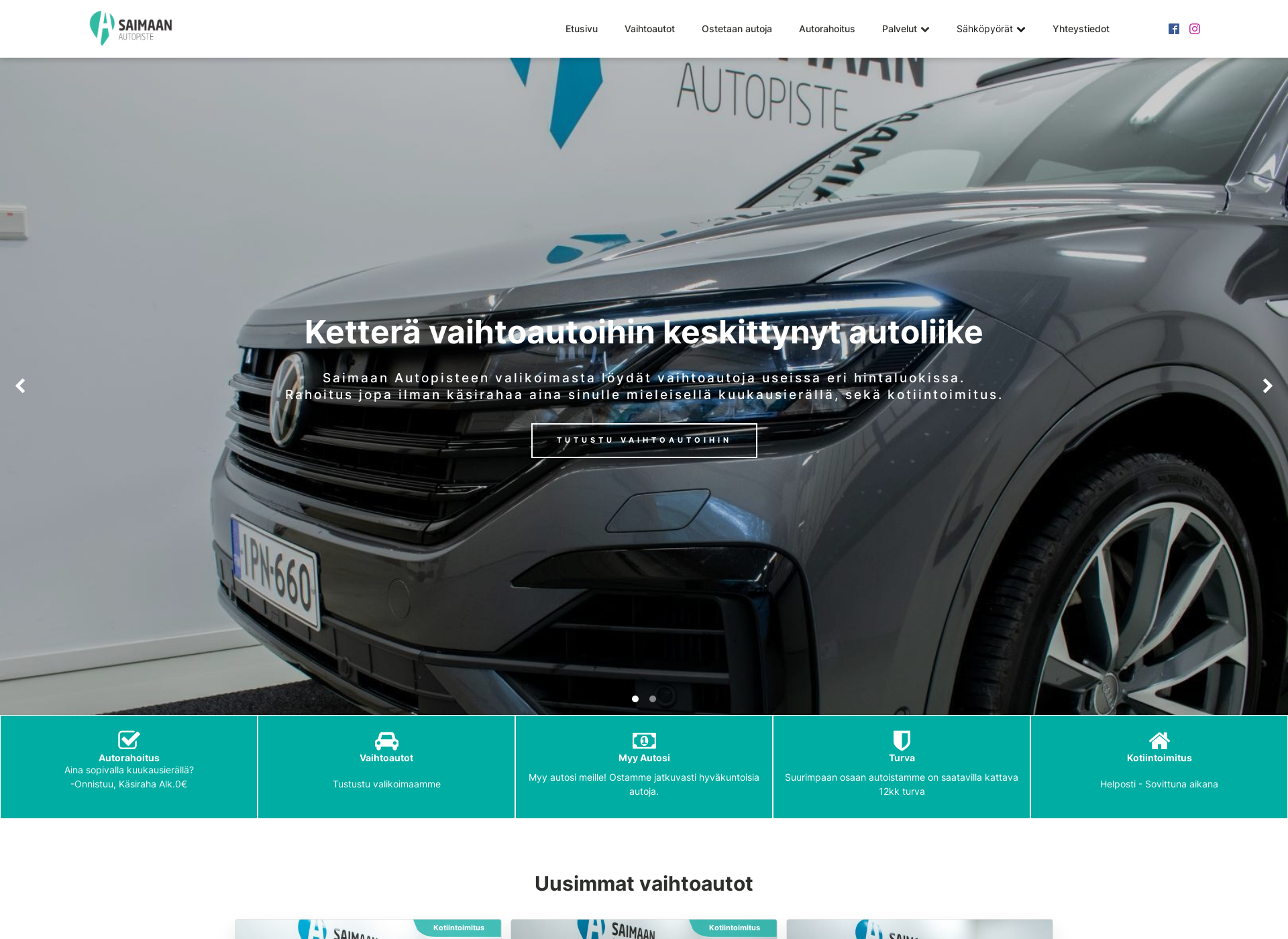 Screenshot for saimaanautopiste.fi