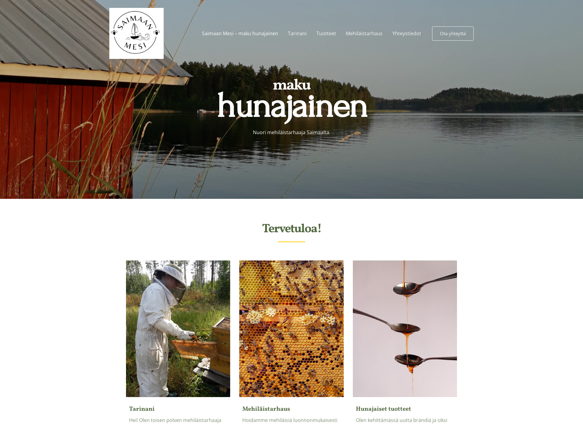 Screenshot for saimaanmesi.fi