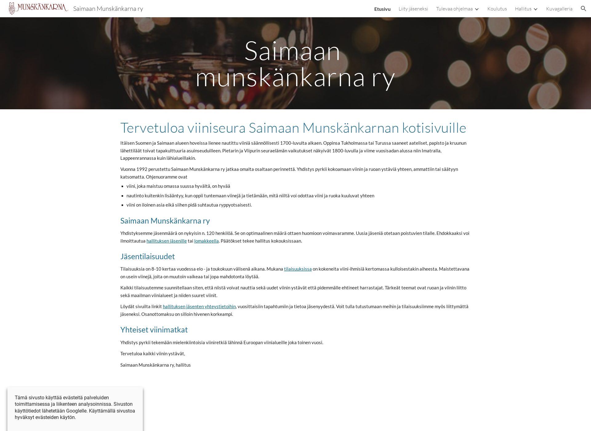 Screenshot for saimaanmunskankarna.fi