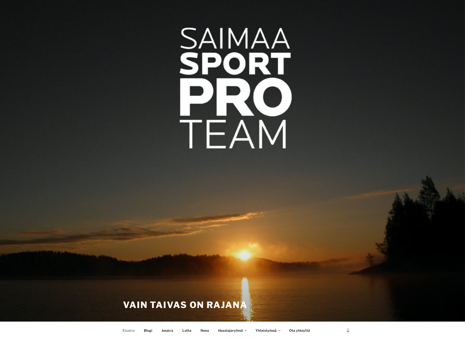 Skärmdump för saimaasportteam.fi