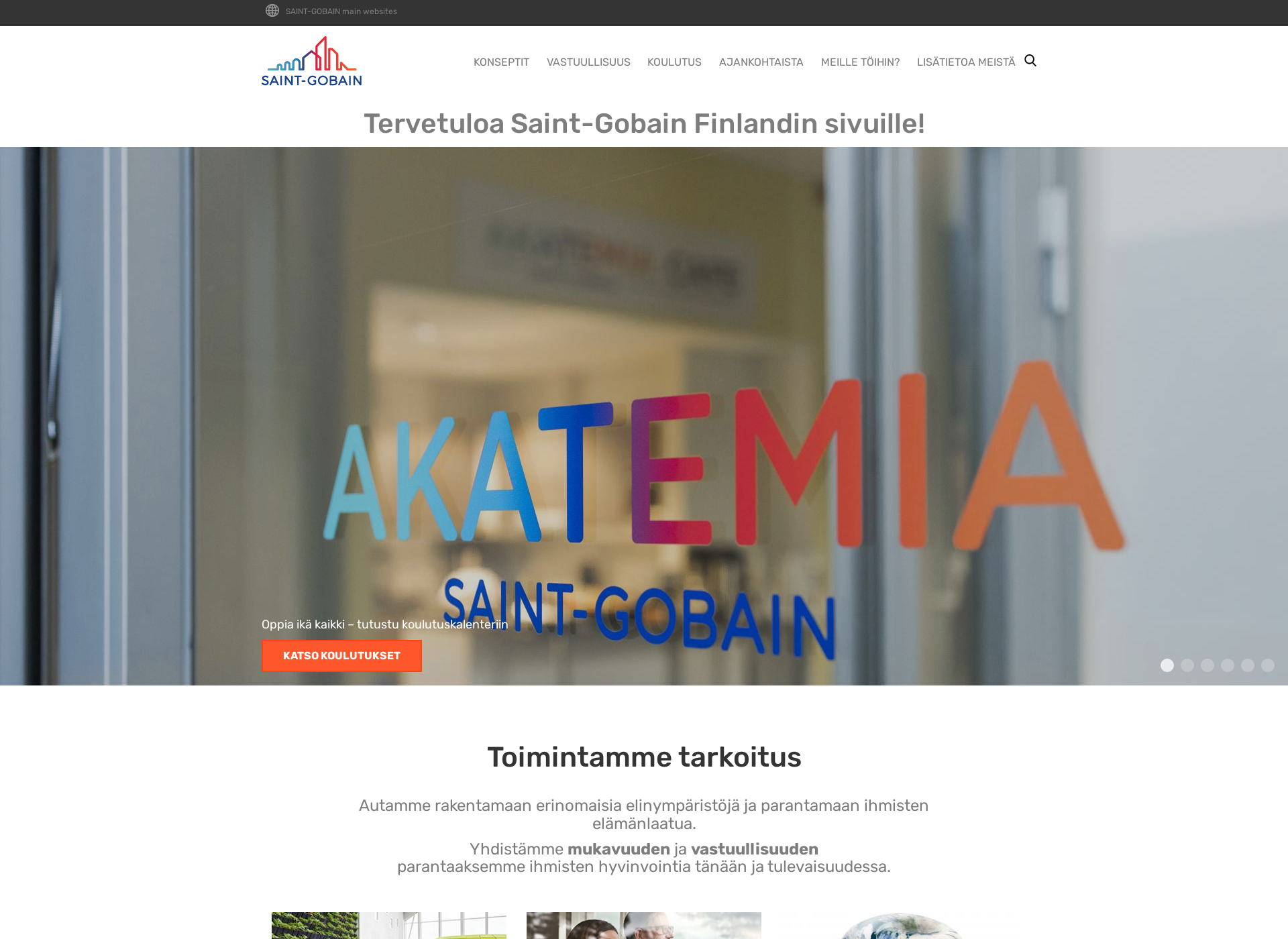 Screenshot for saint-gobainrakennustuotteet.fi