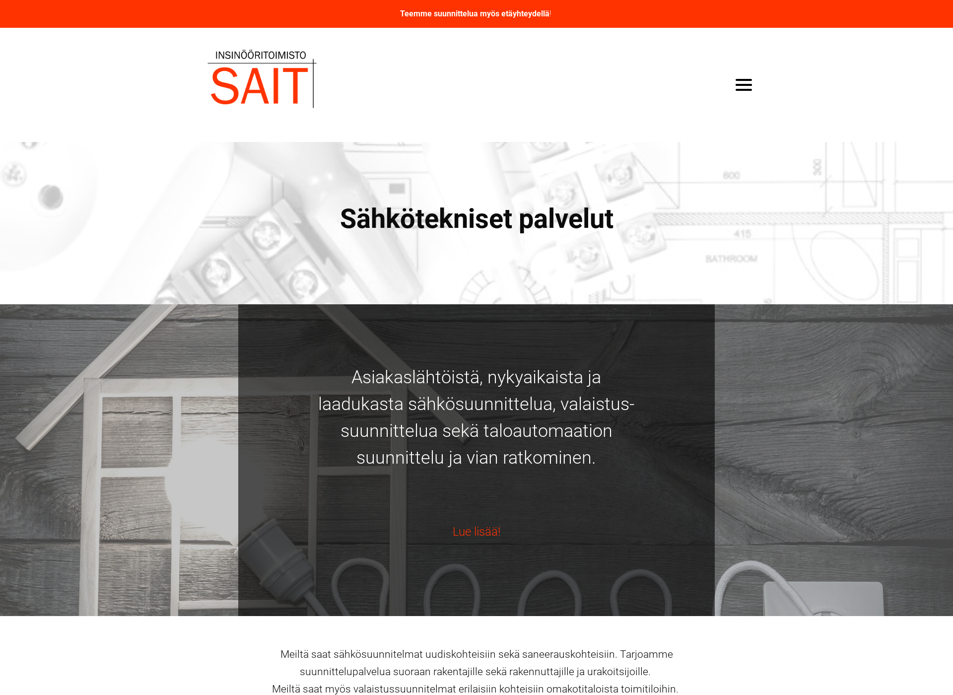 Skärmdump för sait.fi