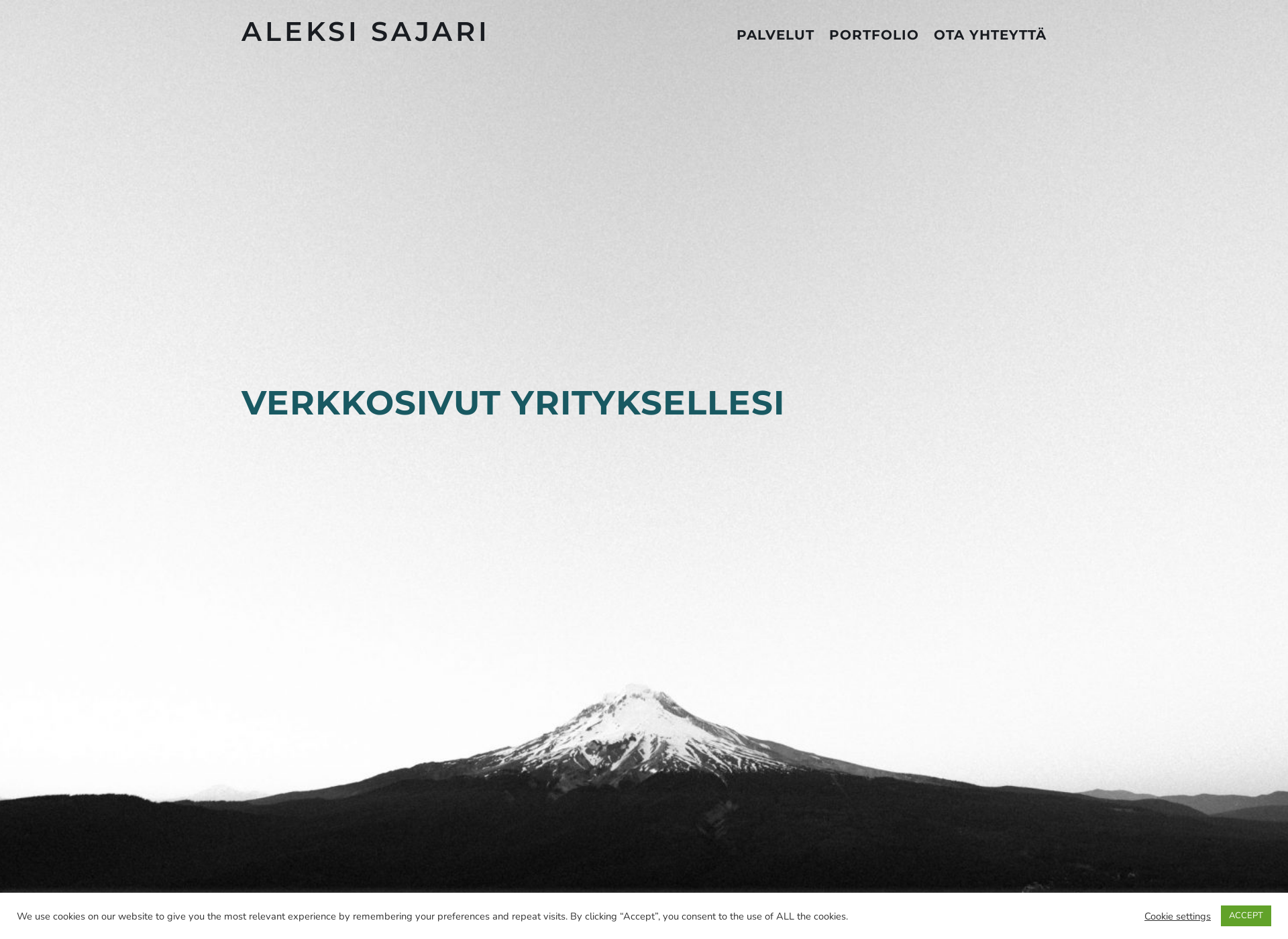 Screenshot for sajari.fi
